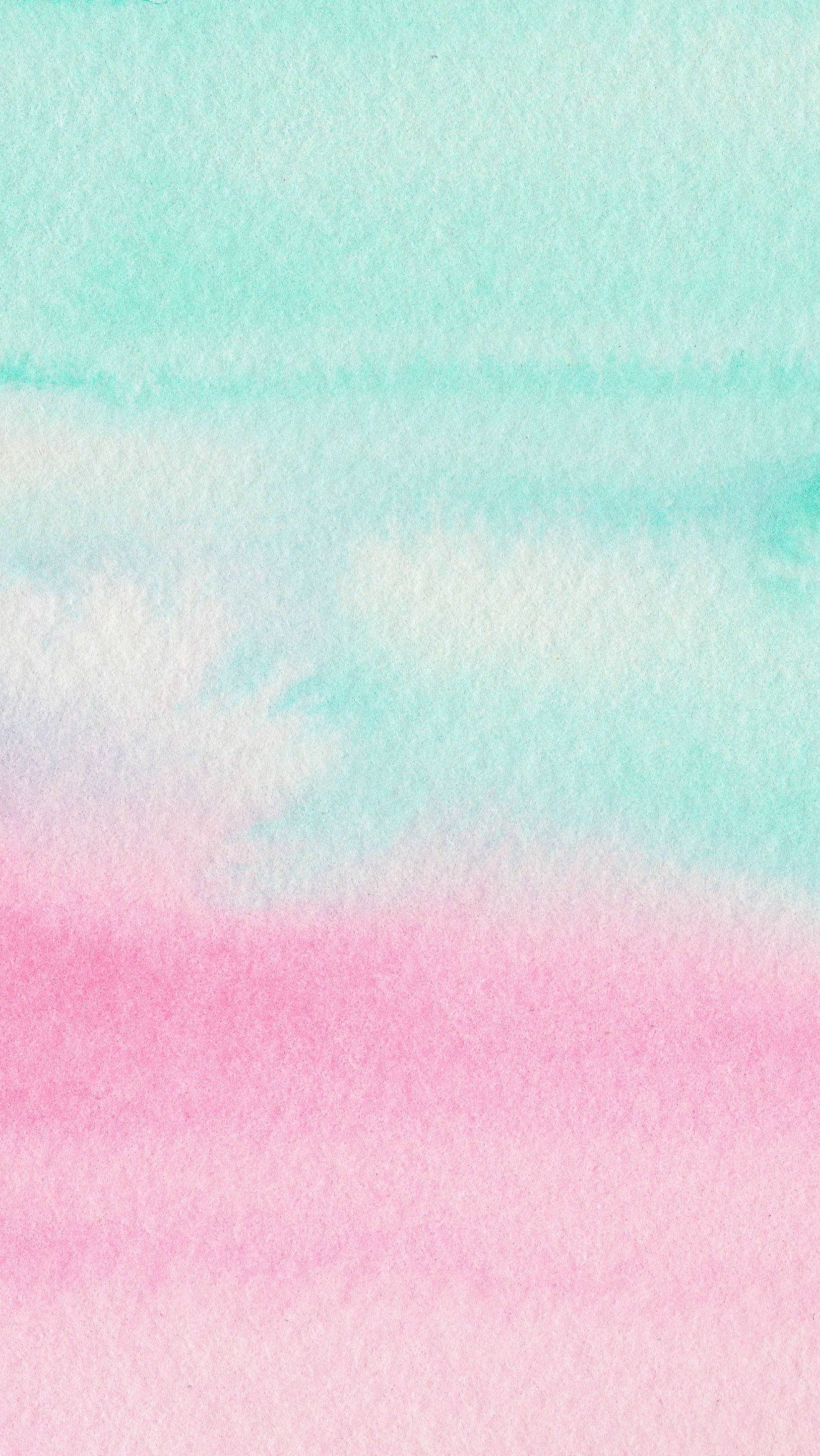 Rangi ya Maji ya Pink na Bluu Picha ya Ukuta
