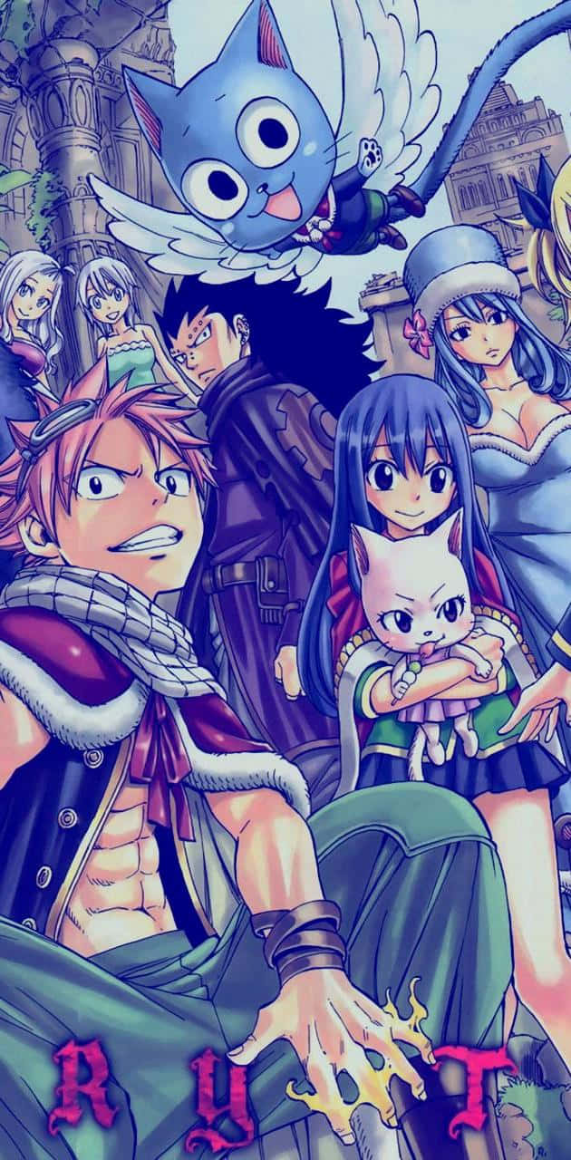 Rangi ya Urembo wa Fairy Tail Picha ya Ukuta