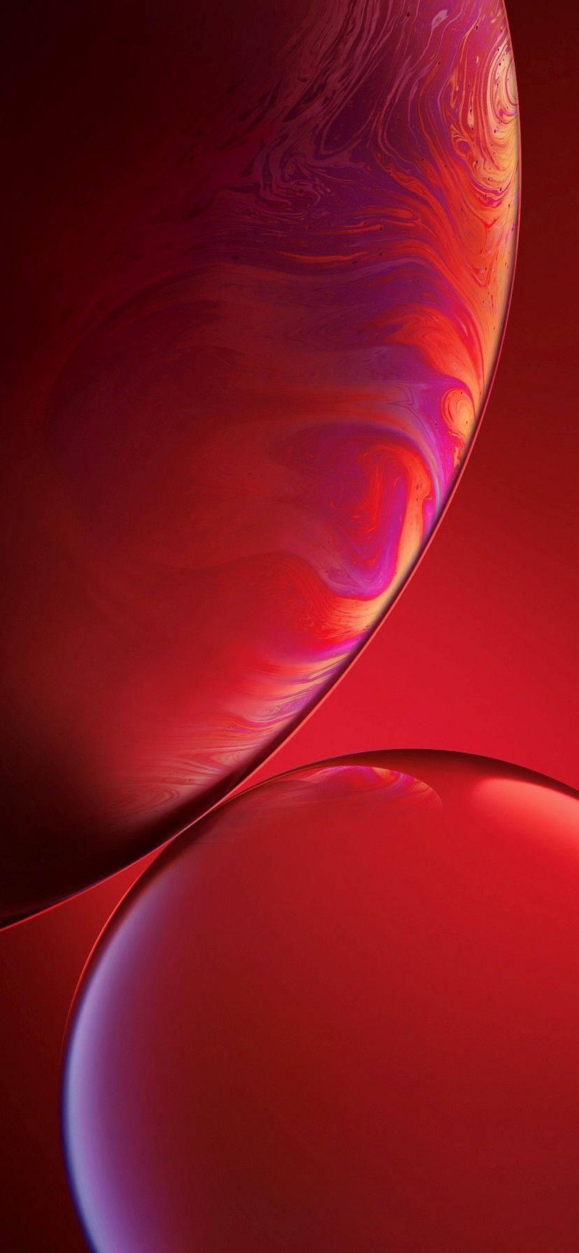 "Rangi za uangavu za iPhone XR zinasababisha mandhari kamili kwa tapeta yoyote." Picha ya Ukuta