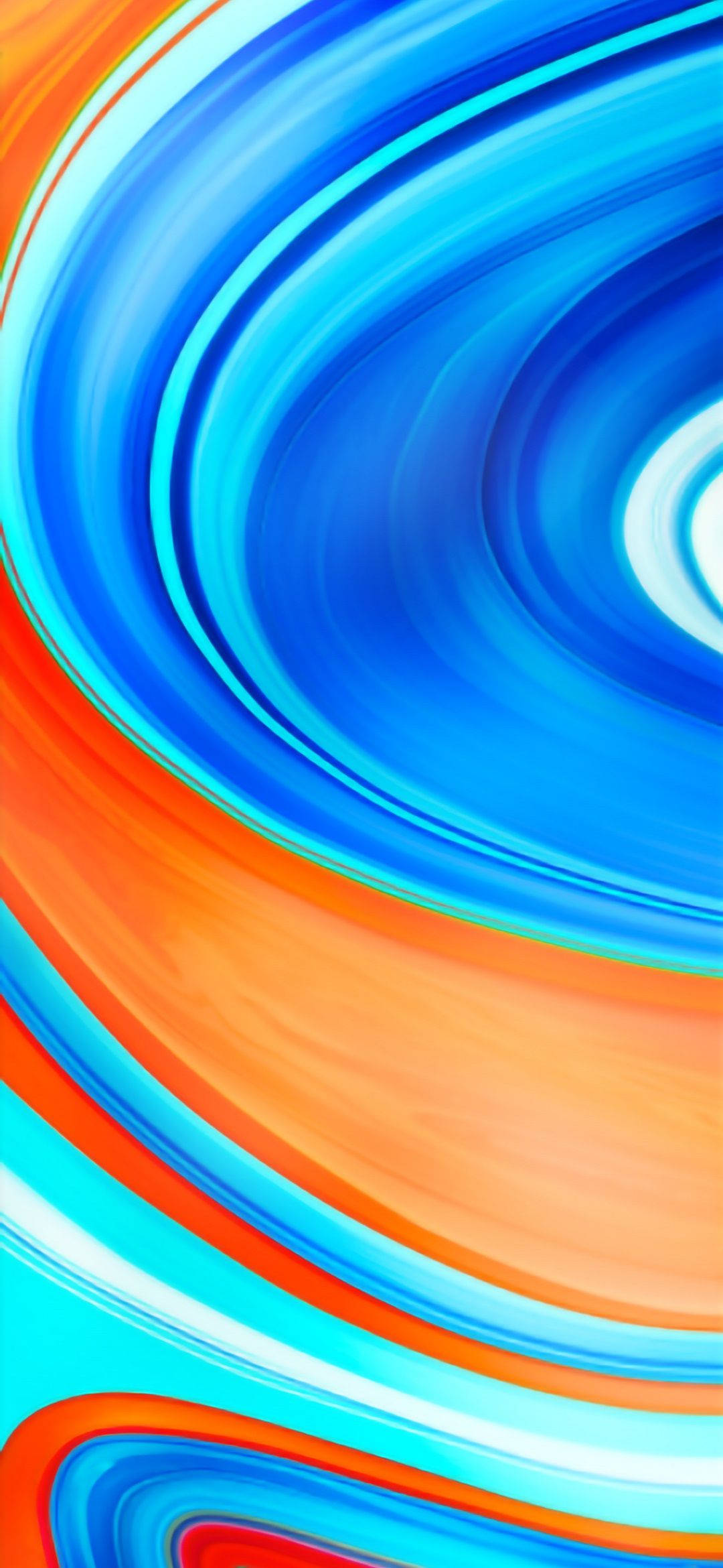 Rangi Zinazozunguka Kwa Xiaomi Redmi Note 9 Picha ya Ukuta