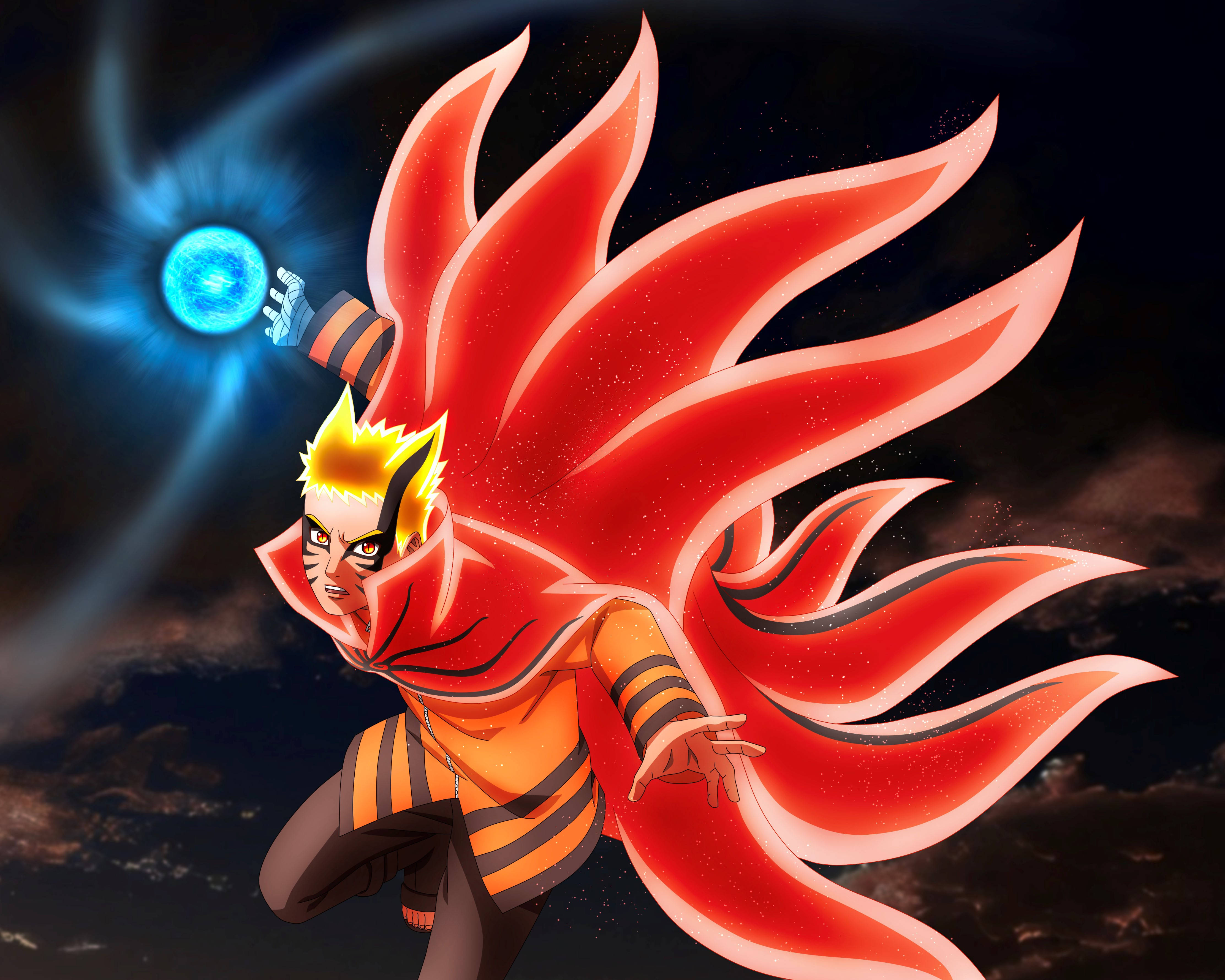 Rasengan ya Naruto Baryon Mode Picha ya Ukuta