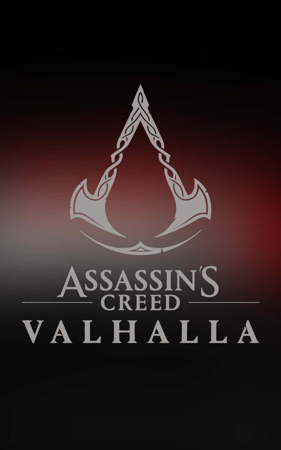 Red And Black 1440p Assassin's Creed Valhalla Background Picha ya Ukuta