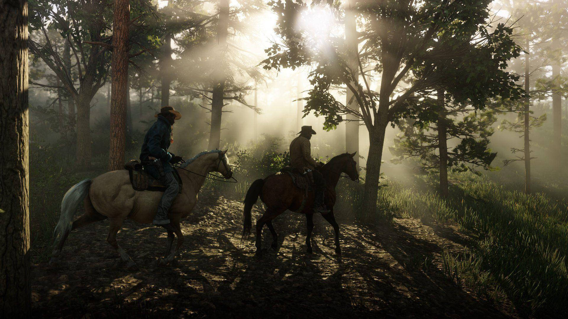 Red Dead Redemption 2 4K Kusafiri Picha ya Ukuta