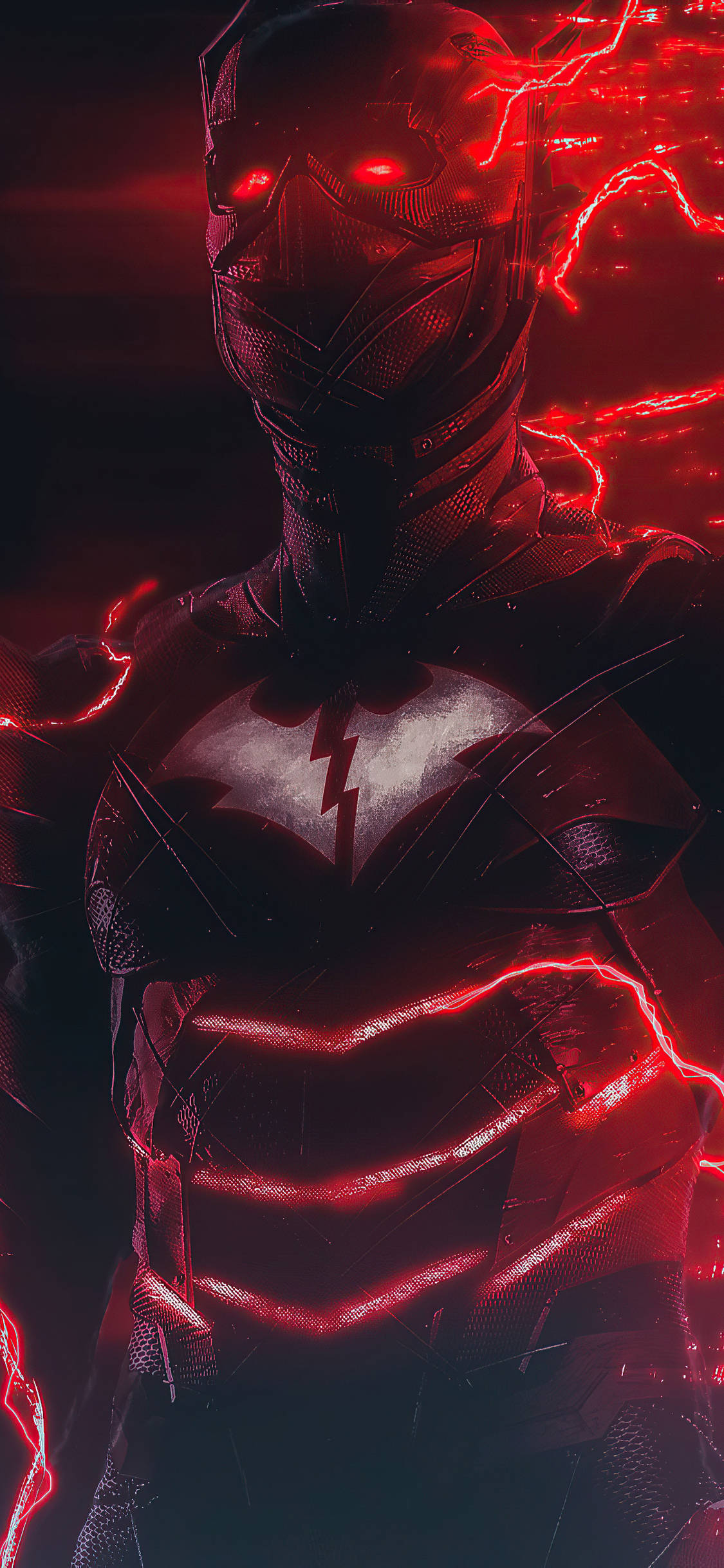 Red Death na Mwanga Mwekundu Wenye Glow Picha ya Ukuta