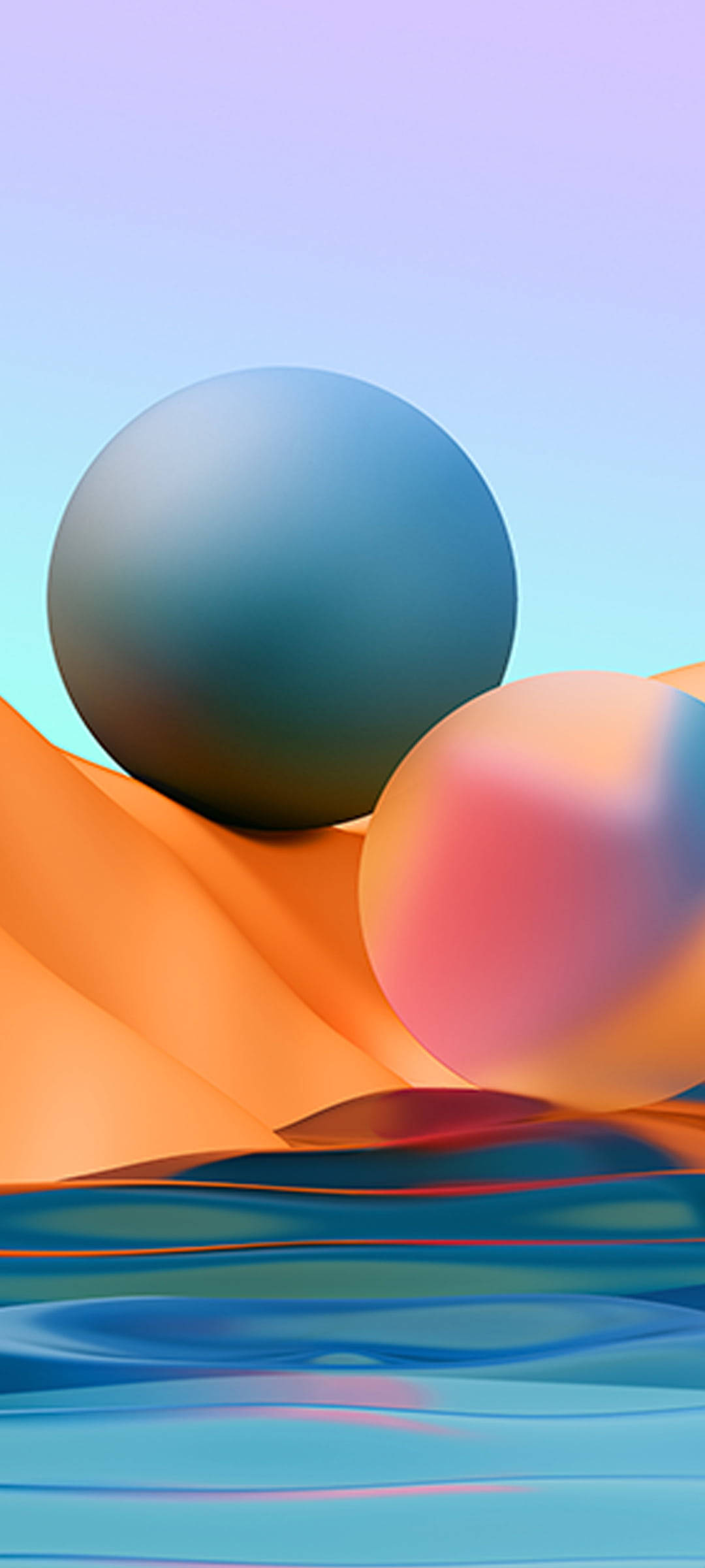 Redmi Note 10 Pastel Balls Picha ya Ukuta