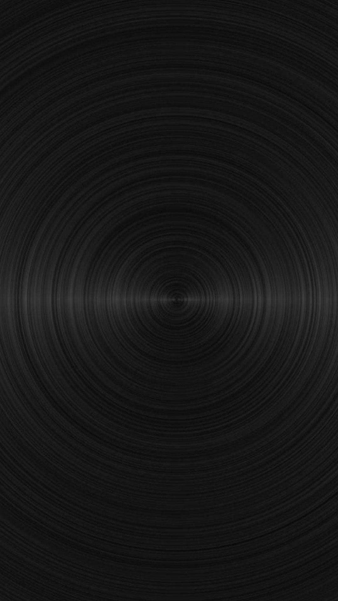 Rekodi ya Vinyl Nyeusi Imara ya iPhone Picha ya Ukuta