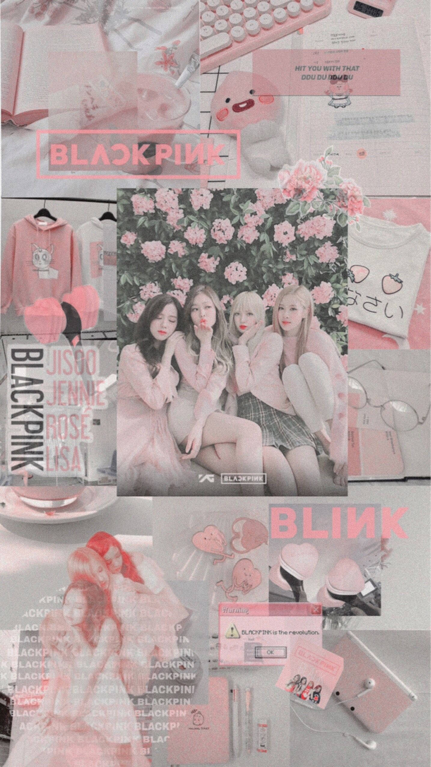 Rembo ya Pinki ya Blackpink ya Kupendeza Picha ya Ukuta