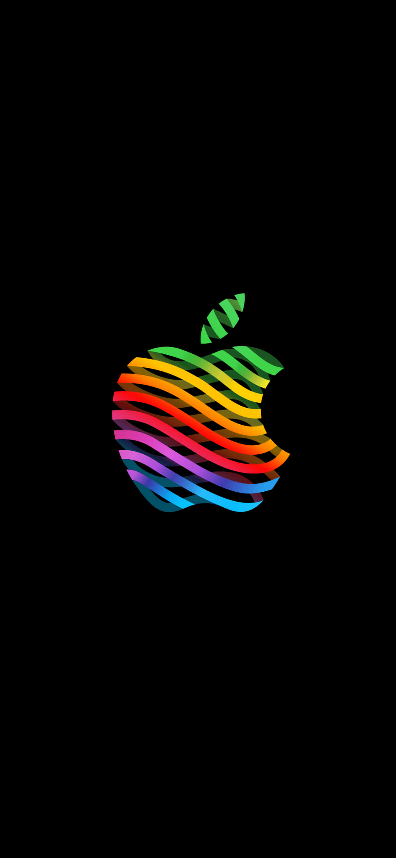 Retro Apple Logo Picha ya Ukuta