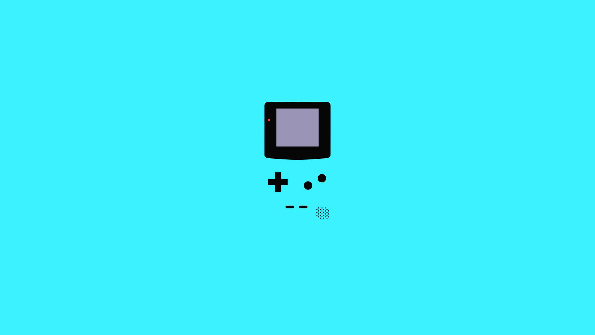 Retro Gaming Nostalgia na Blue Game Boy Color Picha ya Ukuta