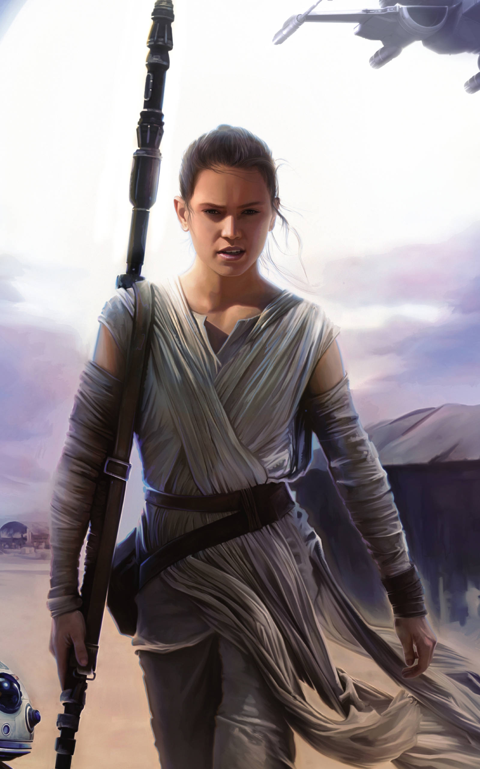 Rey Skywalker Star Wars Kompyuta Kibao Picha ya Ukuta