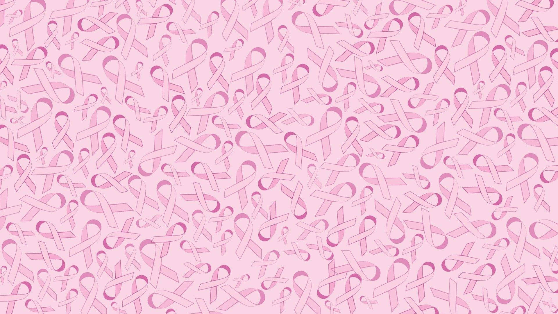 Riboni za Pink Uhamasishaji wa Saratani ya Matiti Picha ya Ukuta