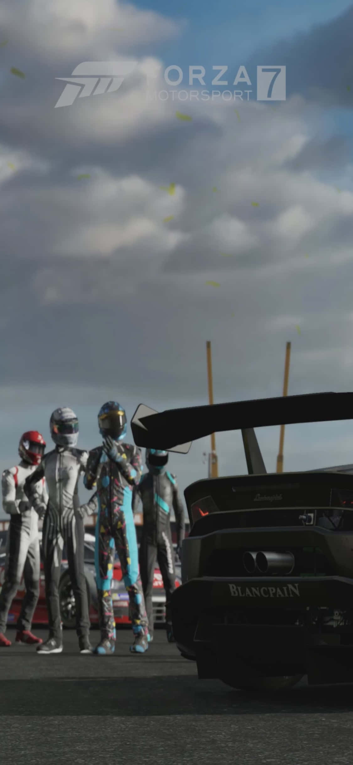 Rider iPhone X Forza Motorsport 7 Background Picha ya Ukuta