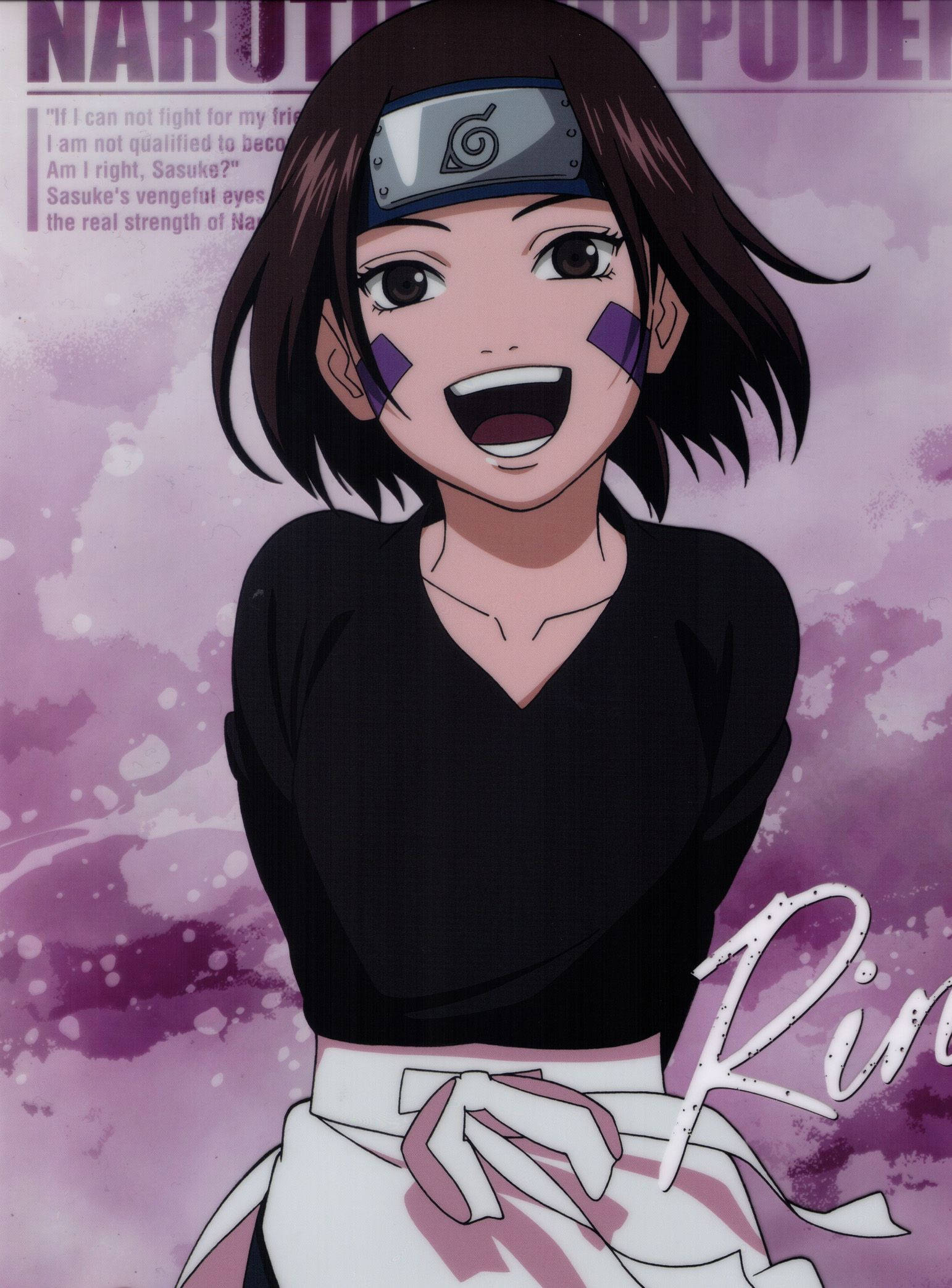 Rin Mrembo wa Naruto Picha ya Ukuta