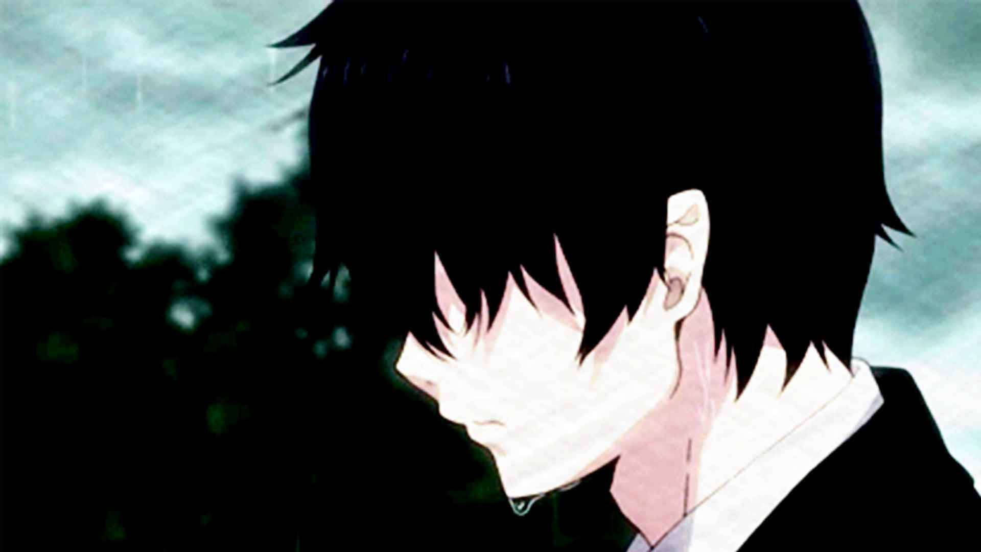 Rin Okumura Picha ya Anime ya Kijadi yenye Huzuni Picha ya Ukuta