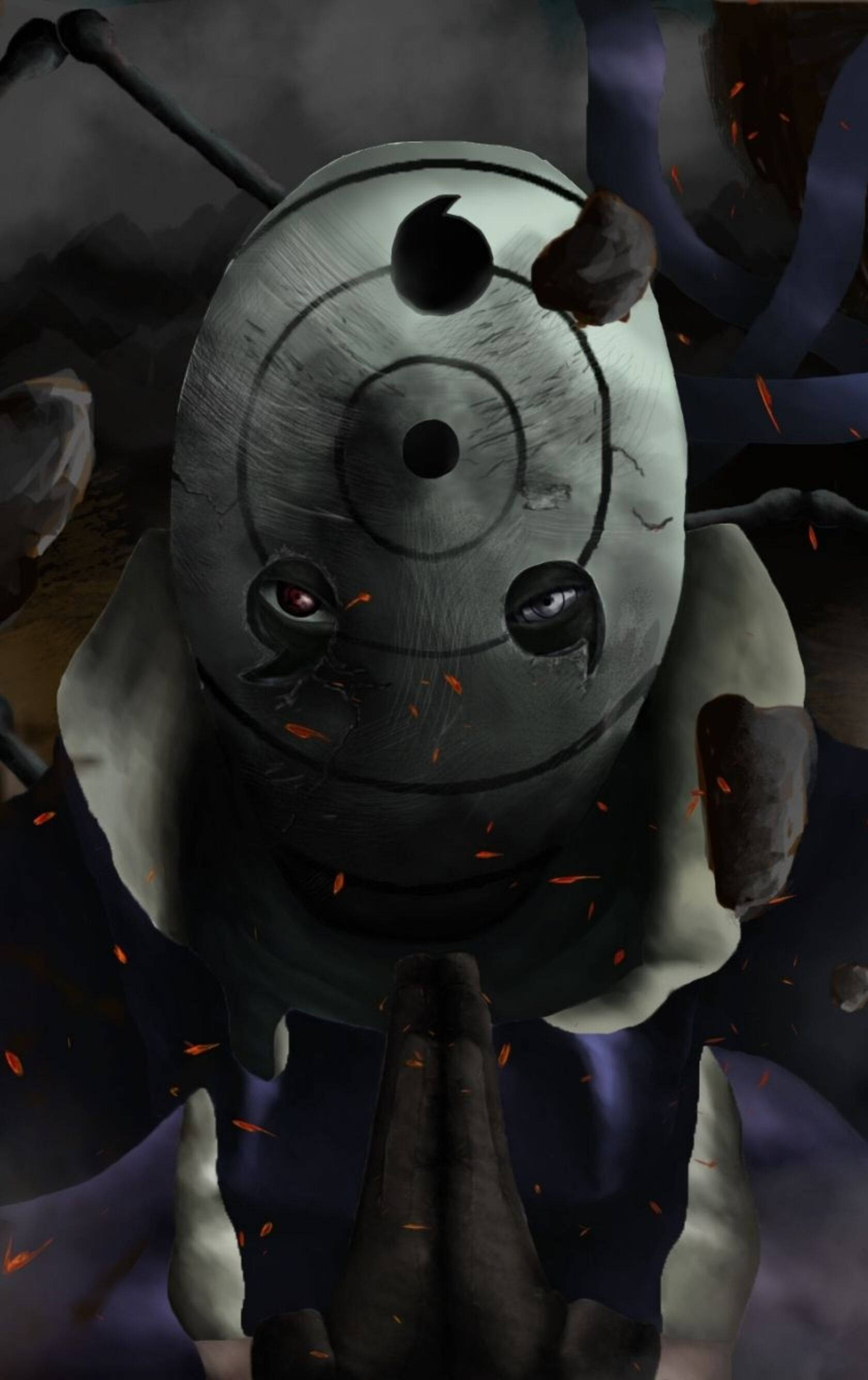 Rinne Sharingan Obito Simu Picha ya Ukuta