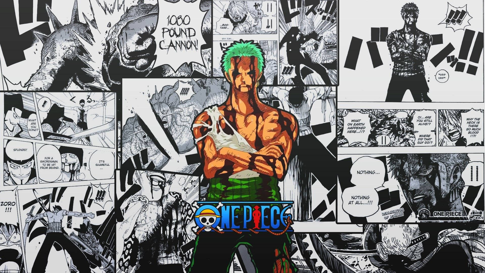 Roronoa Zoro - Mpiga Upanga Mkali wa One Piece Picha ya Ukuta