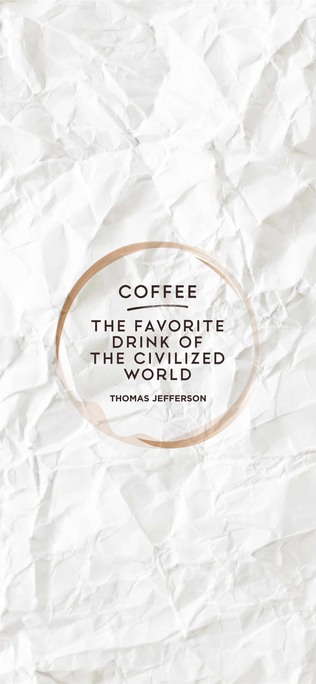Rose Gold Quotes Coffee Picha ya Ukuta