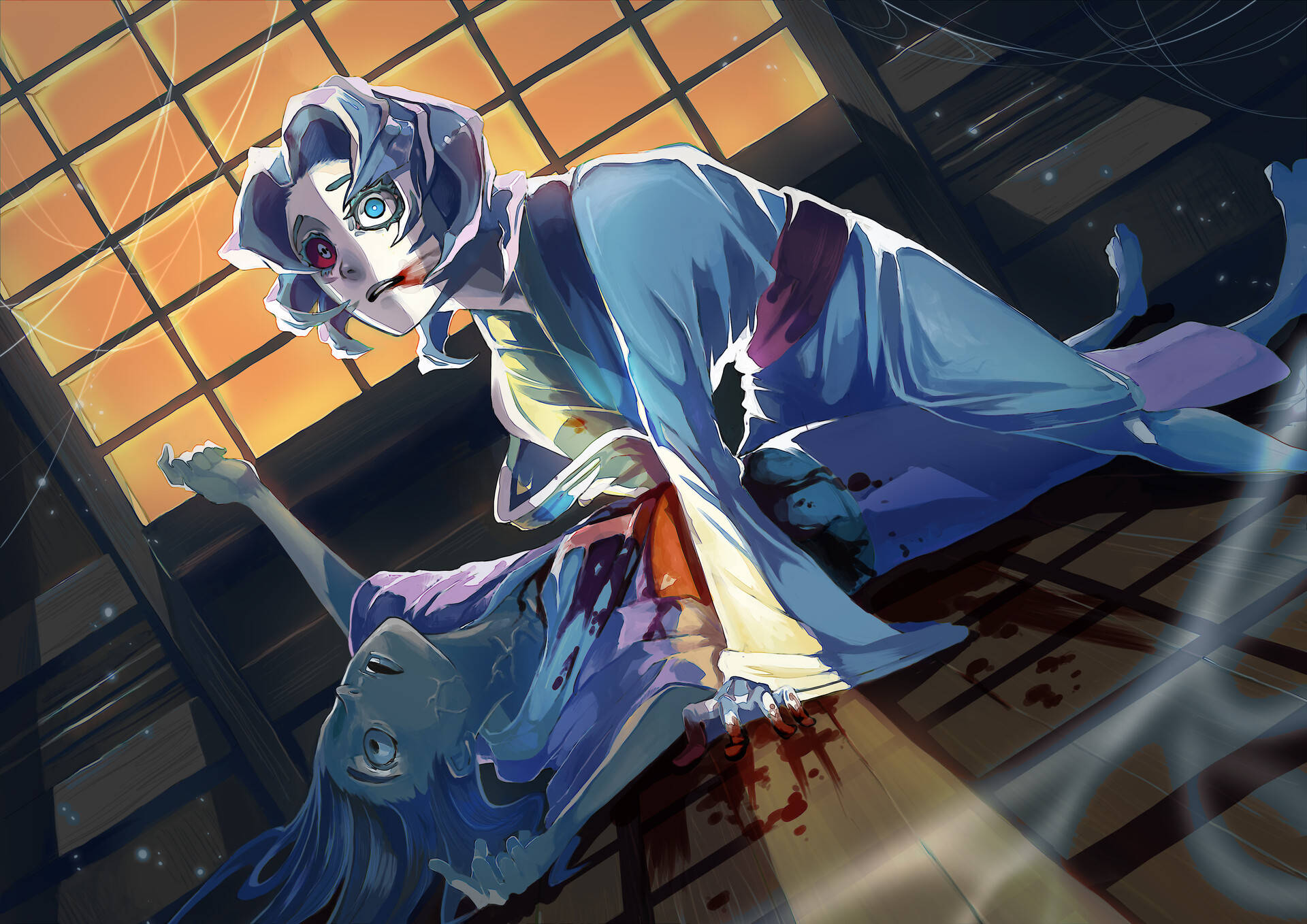Rui Demon Slayer Ndani ya Nyumba Picha ya Ukuta