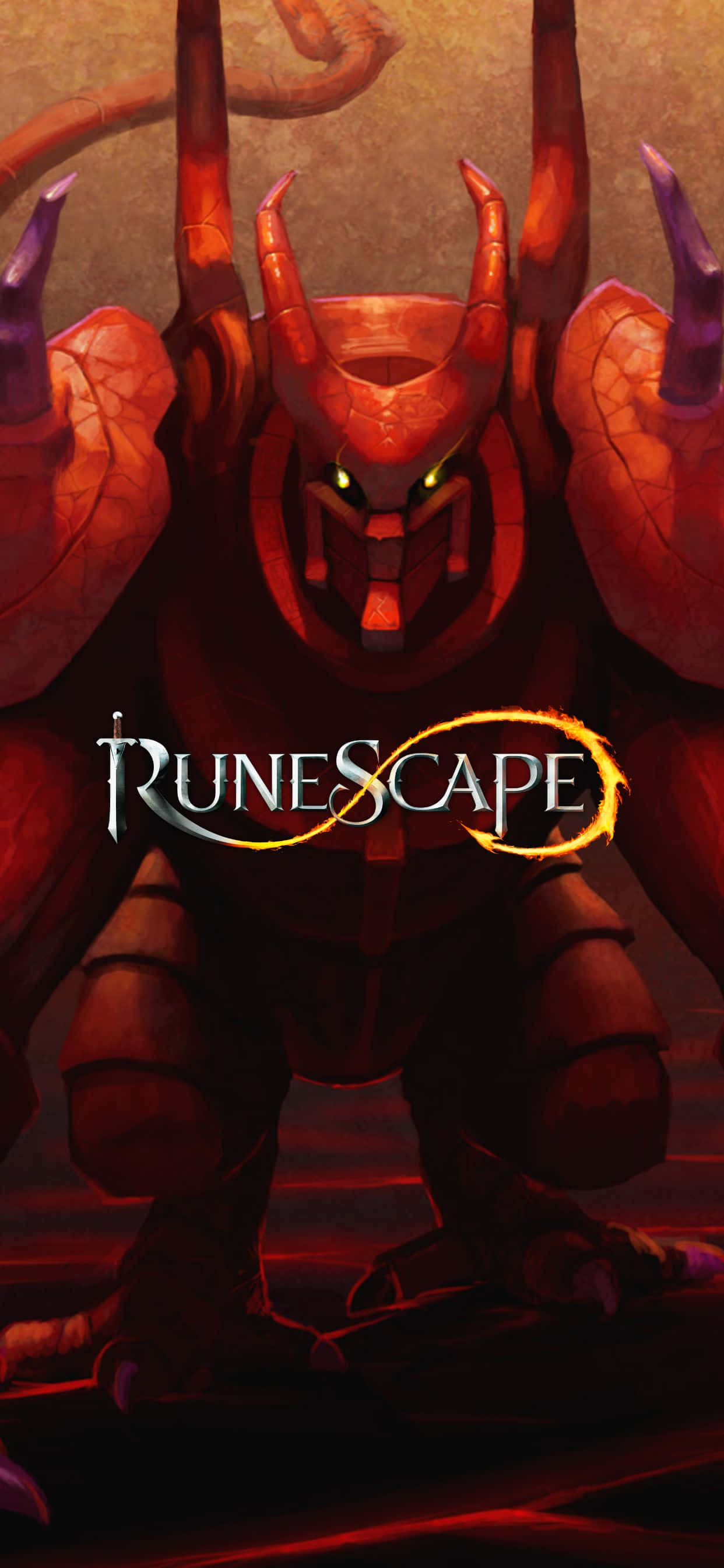 runescape - shetani mwenye pembe nyekundu Picha ya Ukuta