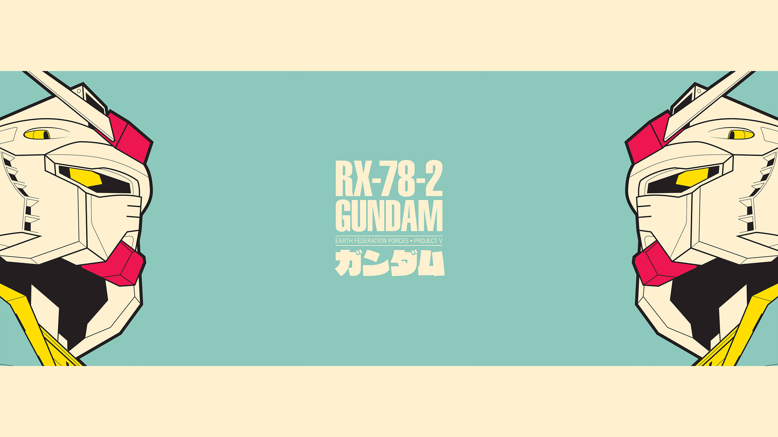 RX-78-2 Gundam ya Mobile Suit Gundam Picha ya Ukuta