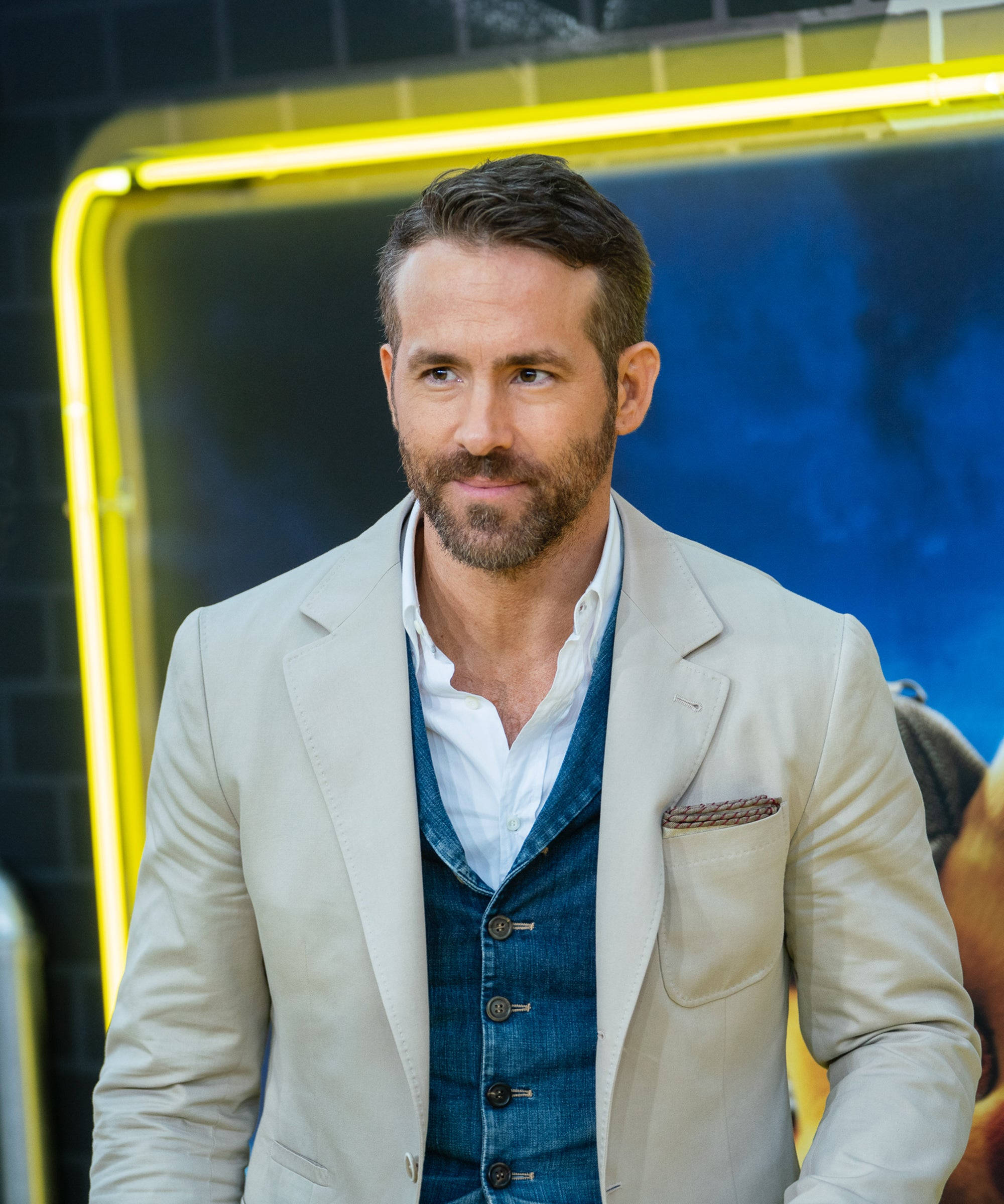 Ryan Reynolds Detective Pikachu Picha ya Ukuta