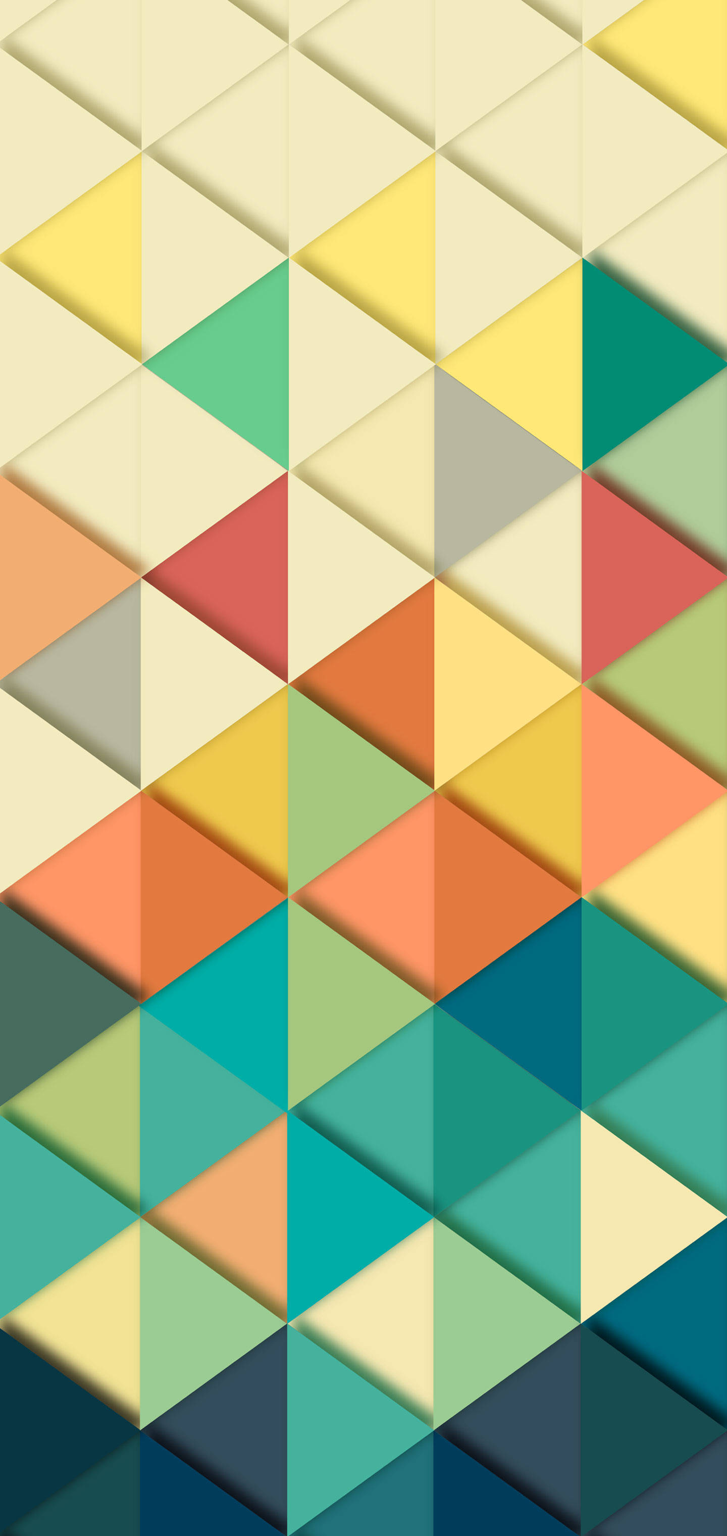 S10+ Colorful Abstract Picha ya Ukuta