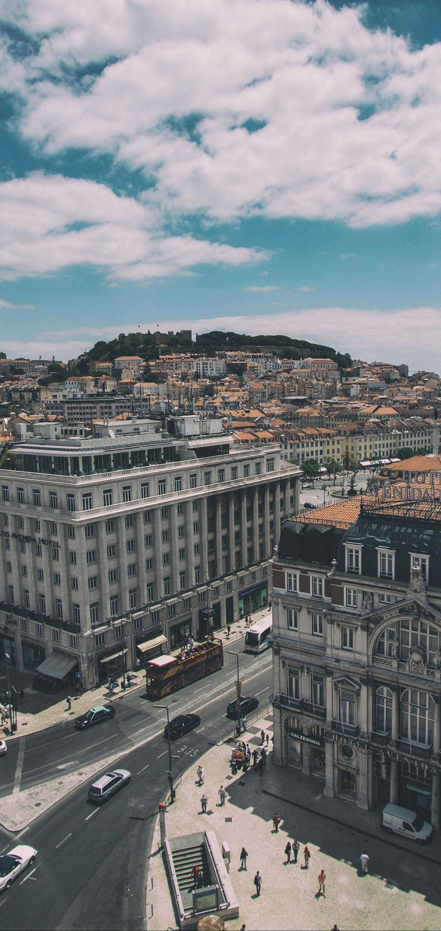 S10 Lisbon Portugal Buildings Picha ya Ukuta
