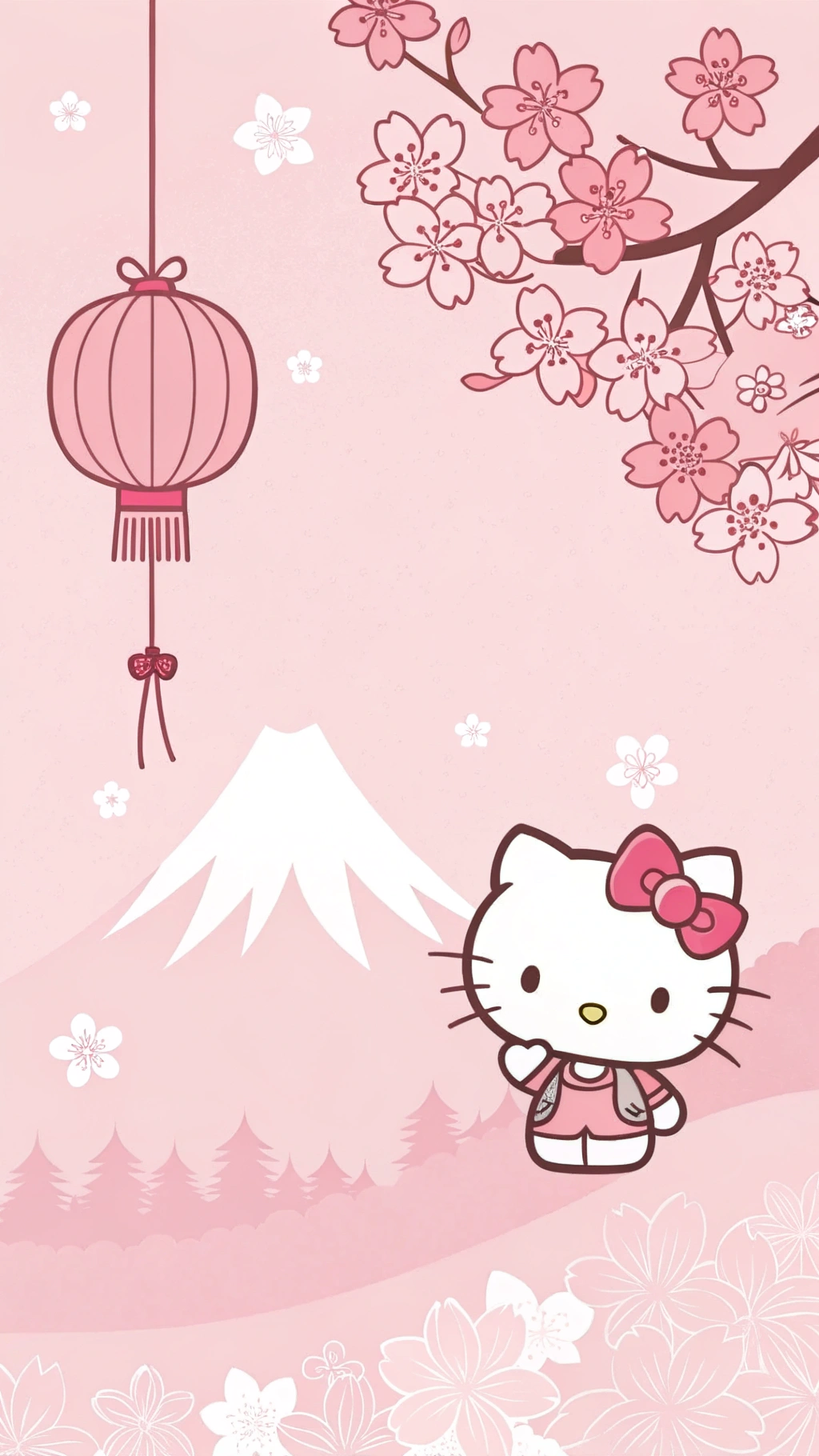 Safari ya Hello Kitty Japani YA KUSHANGAZA Kupendeza Picha ya Ukuta