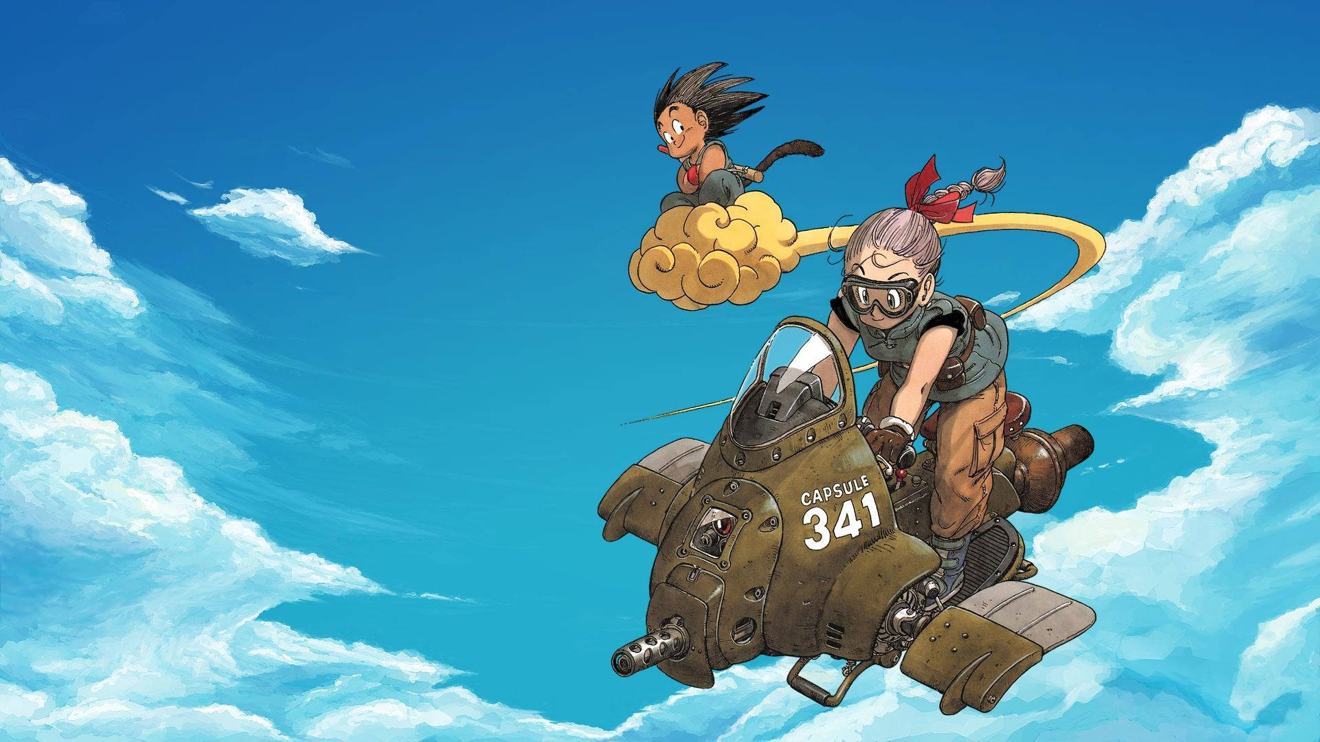 Safari ya Kihistoria ya Dragon Ball Picha ya Ukuta