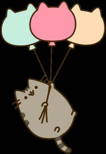 Safari ya Putupuni ya Pusheen Picha ya Ukuta