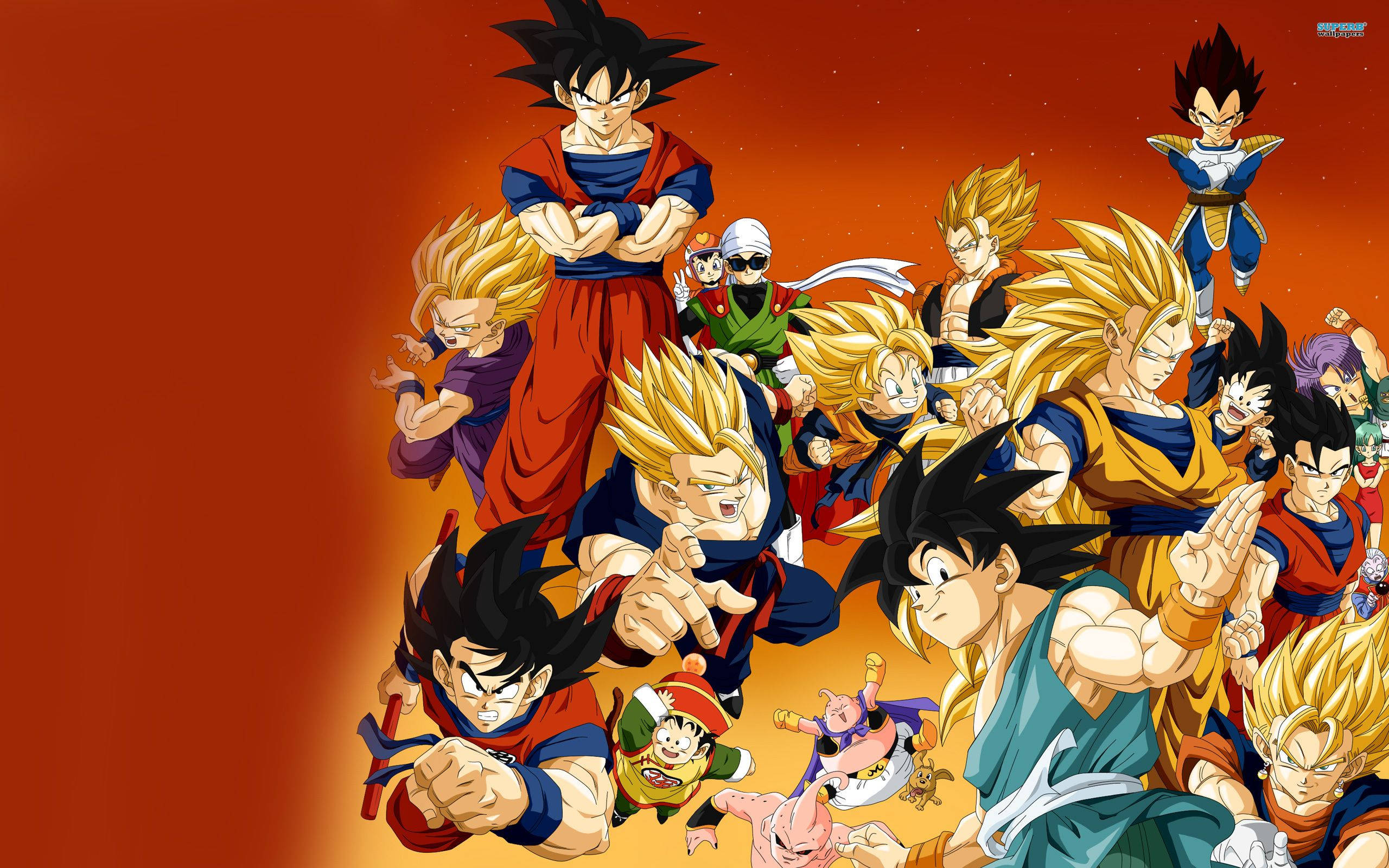 Safari ya Shujaa wa Kihistoria Gohan Picha ya Ukuta