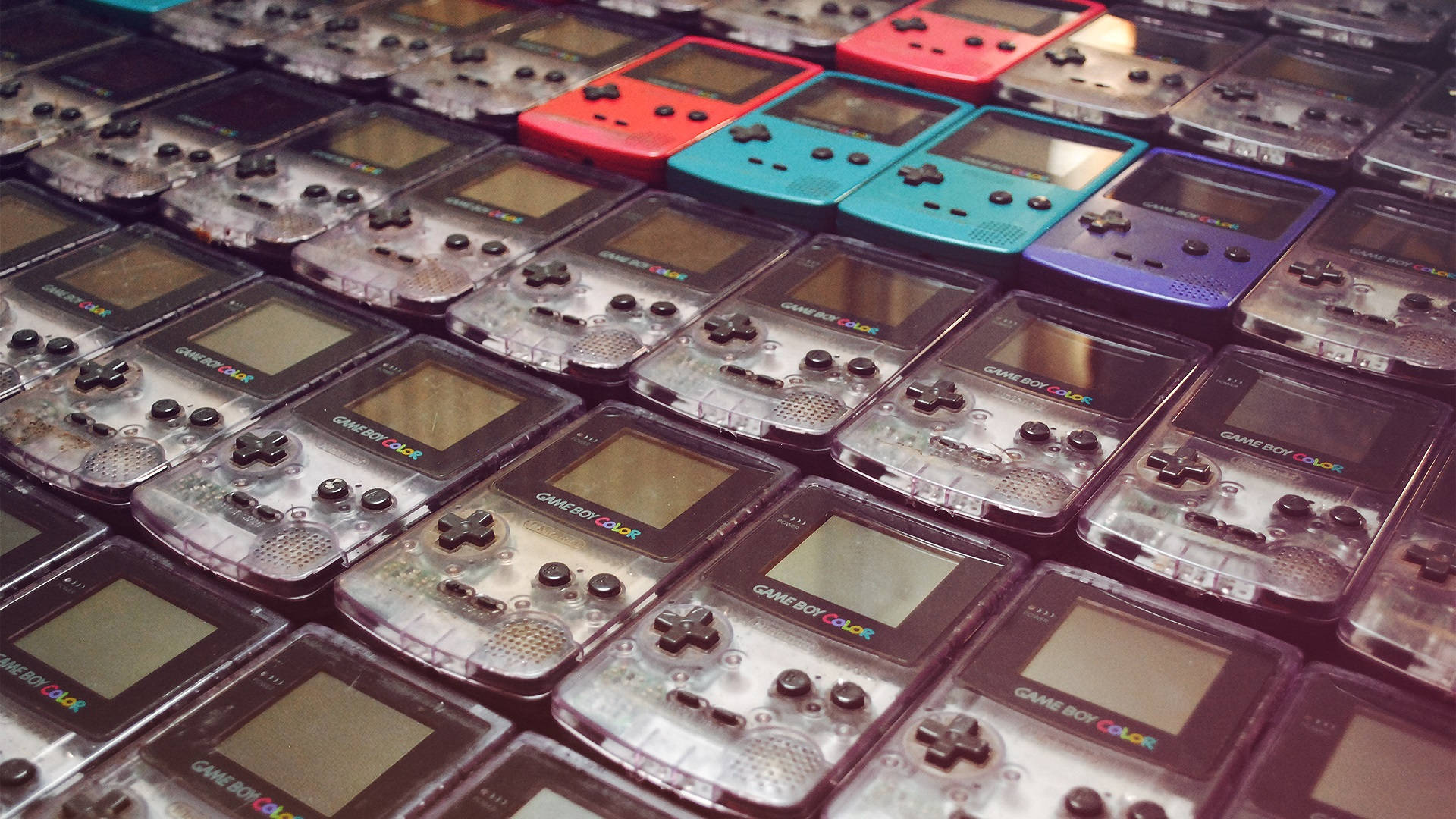 Safu za Modeli za Game Boy Color Picha ya Ukuta