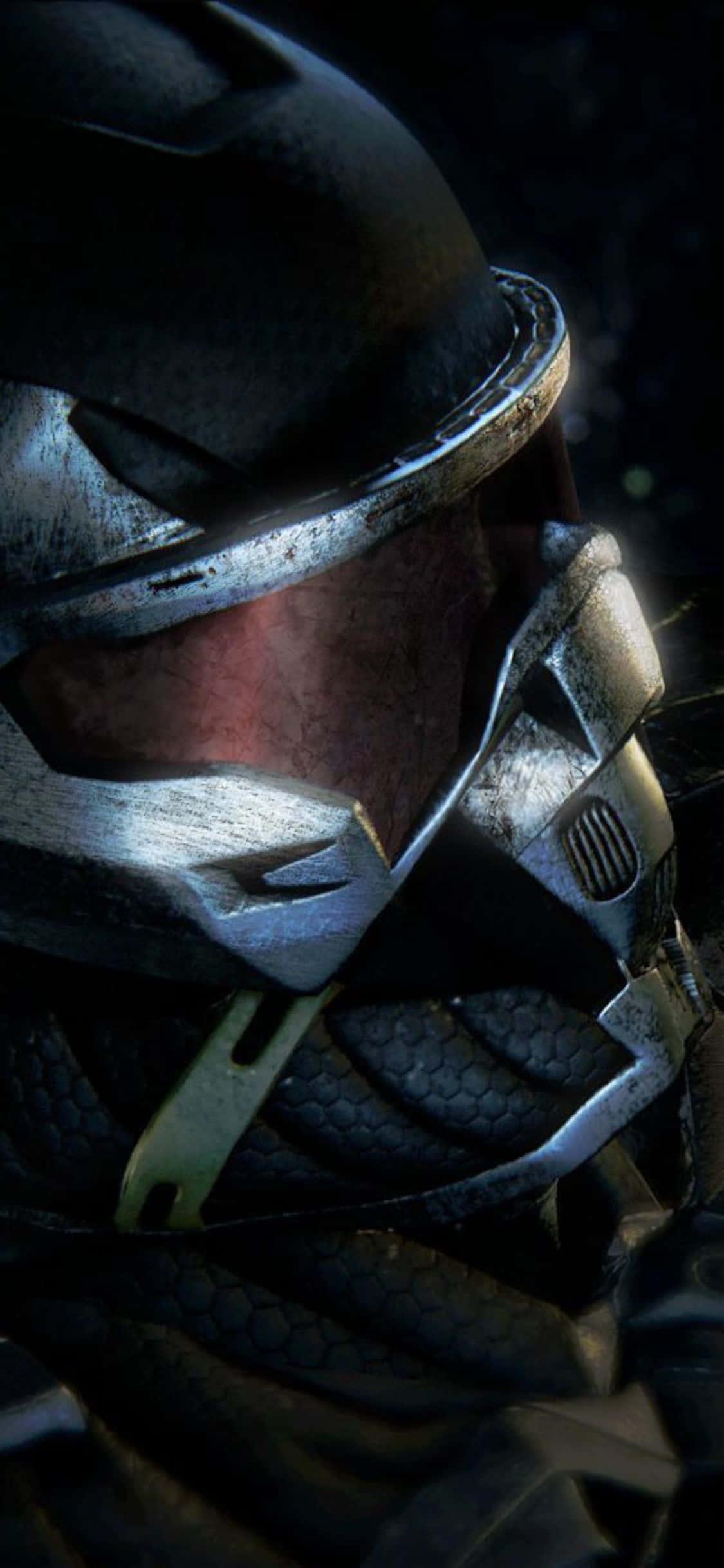 "Saidia Binadamu kwa Staili na iPhone X na Crysis 3" Picha ya Ukuta