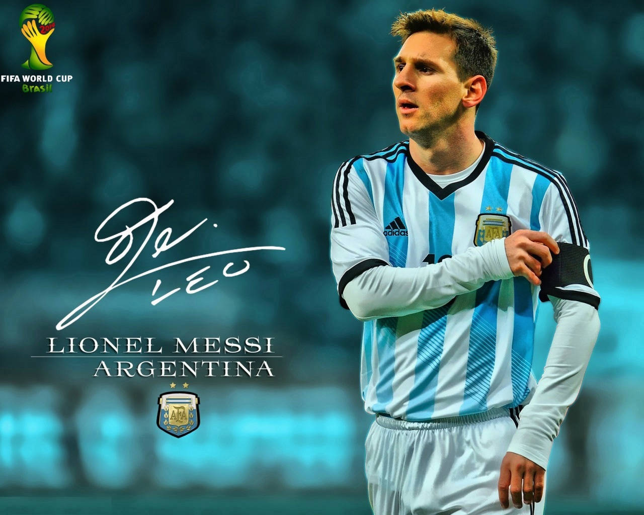 Saini ya Lionel Messi Argentina Picha ya Ukuta