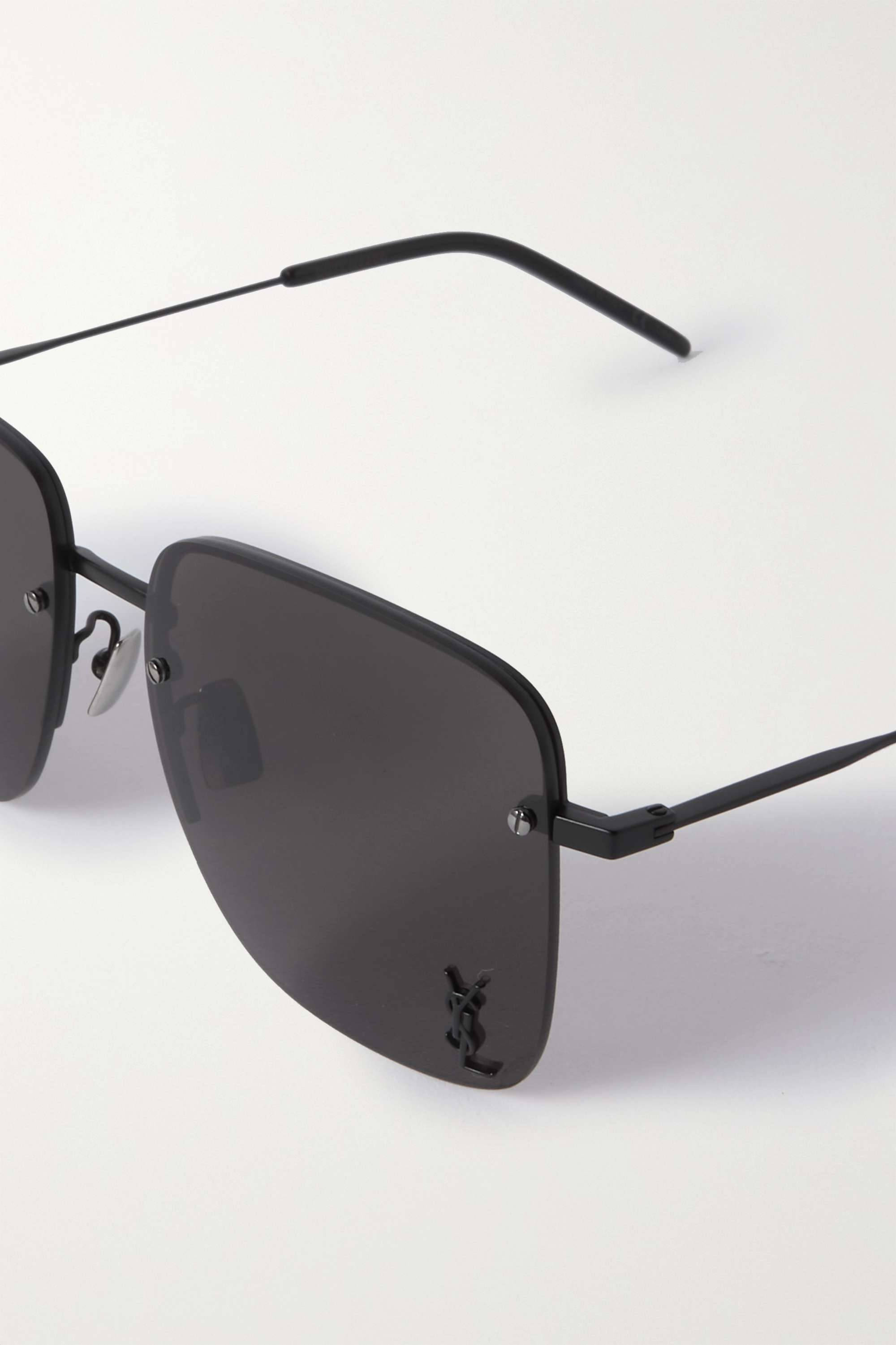 Saint Laurent Square-frame metal sunglasses Picha ya Ukuta