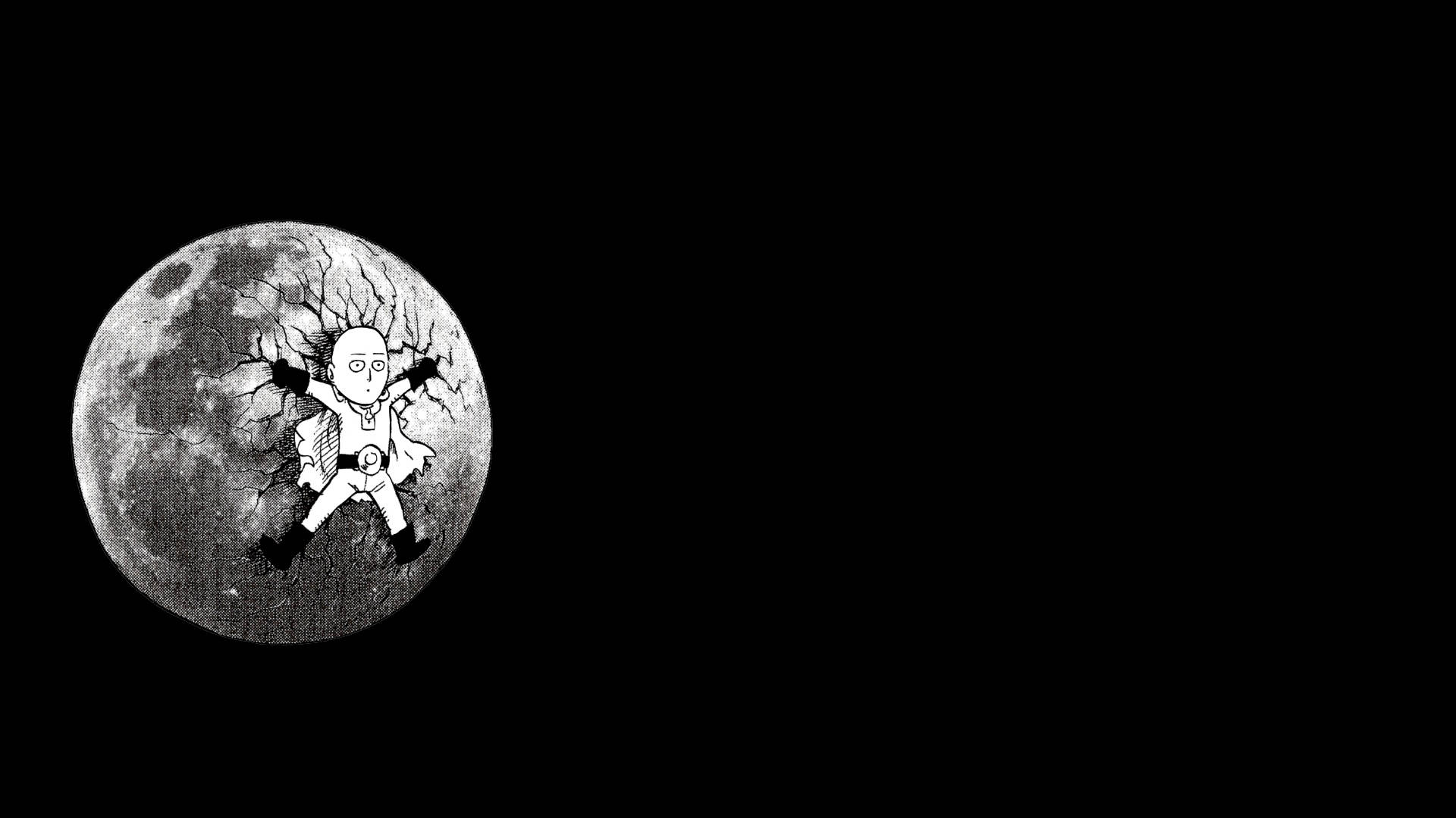 Saitama wa Kusisimua wa Anime Akiilinda Dunia Picha ya Ukuta