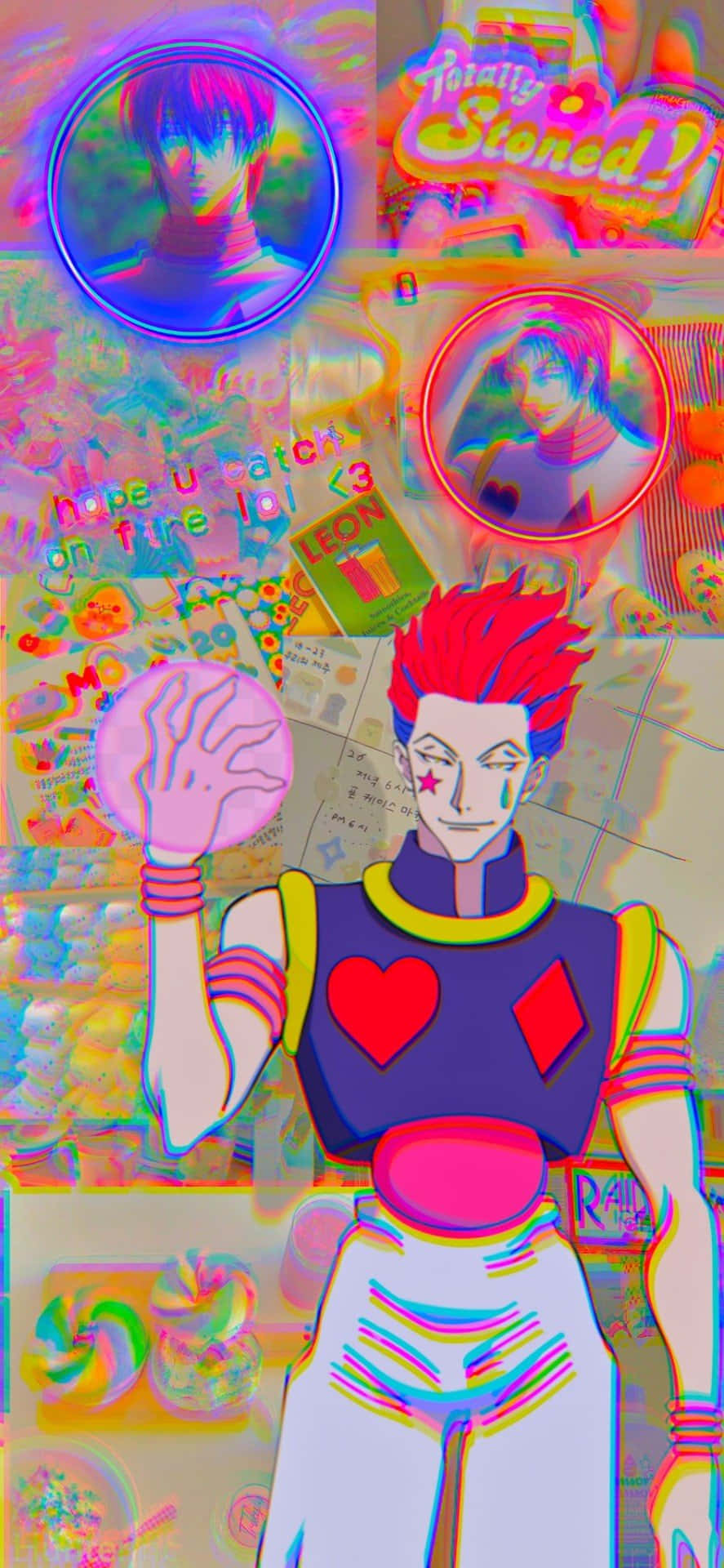 Salamu kwa Dunia ya Glitchcore Picha ya Ukuta