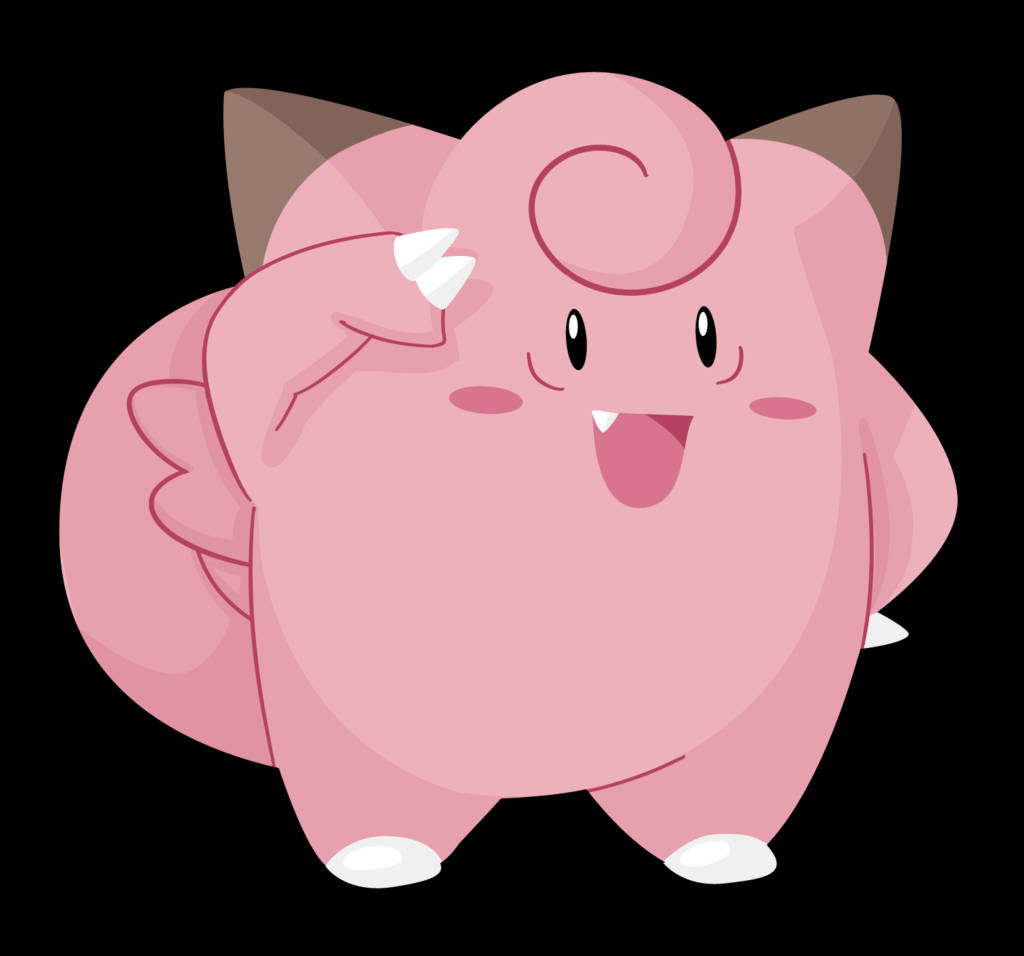 Salamu ya Clefairy Picha ya Ukuta