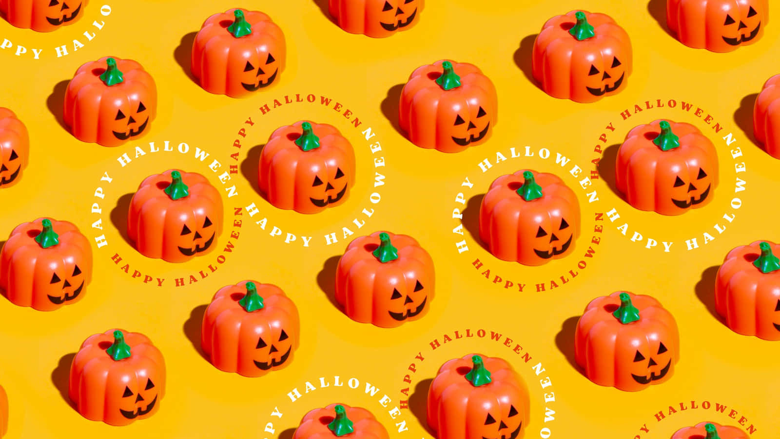 Salamu za Halloween na Pumkini za Mandhari Picha ya Ukuta