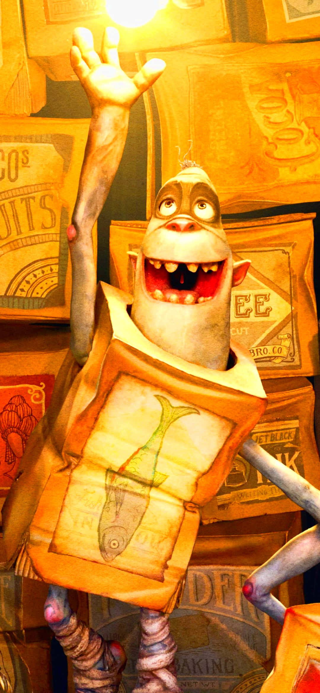 Samaki Anayetabasamu Kutoka The Boxtrolls Picha ya Ukuta