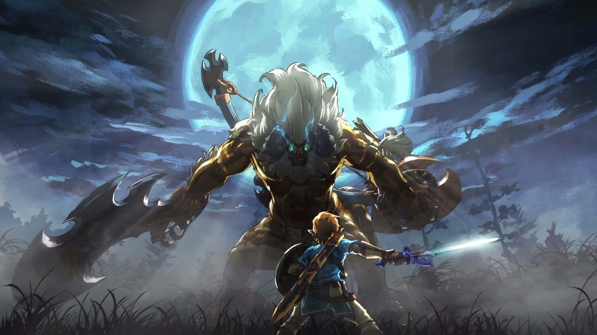 Sambaa na Link na uweke safari ya kihistoria na Legend Of Zelda. Picha ya Ukuta
