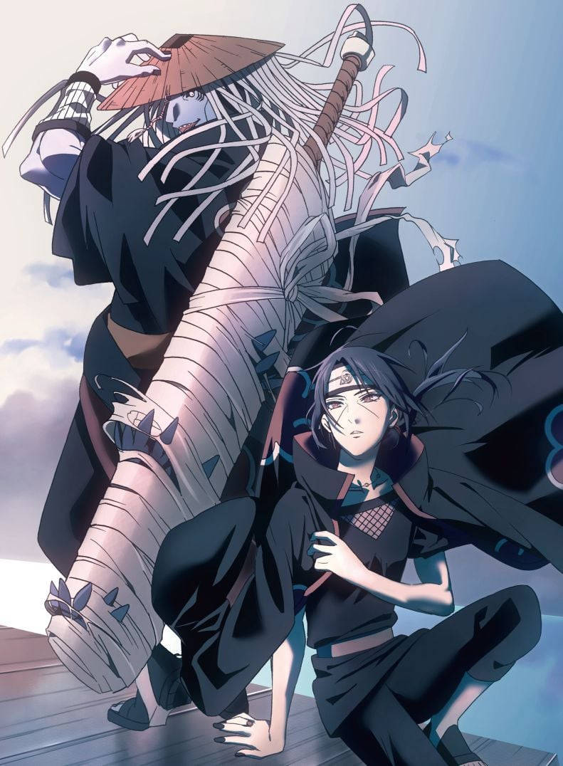 Samehada Kati Ya Itachi Na Kisame Picha ya Ukuta
