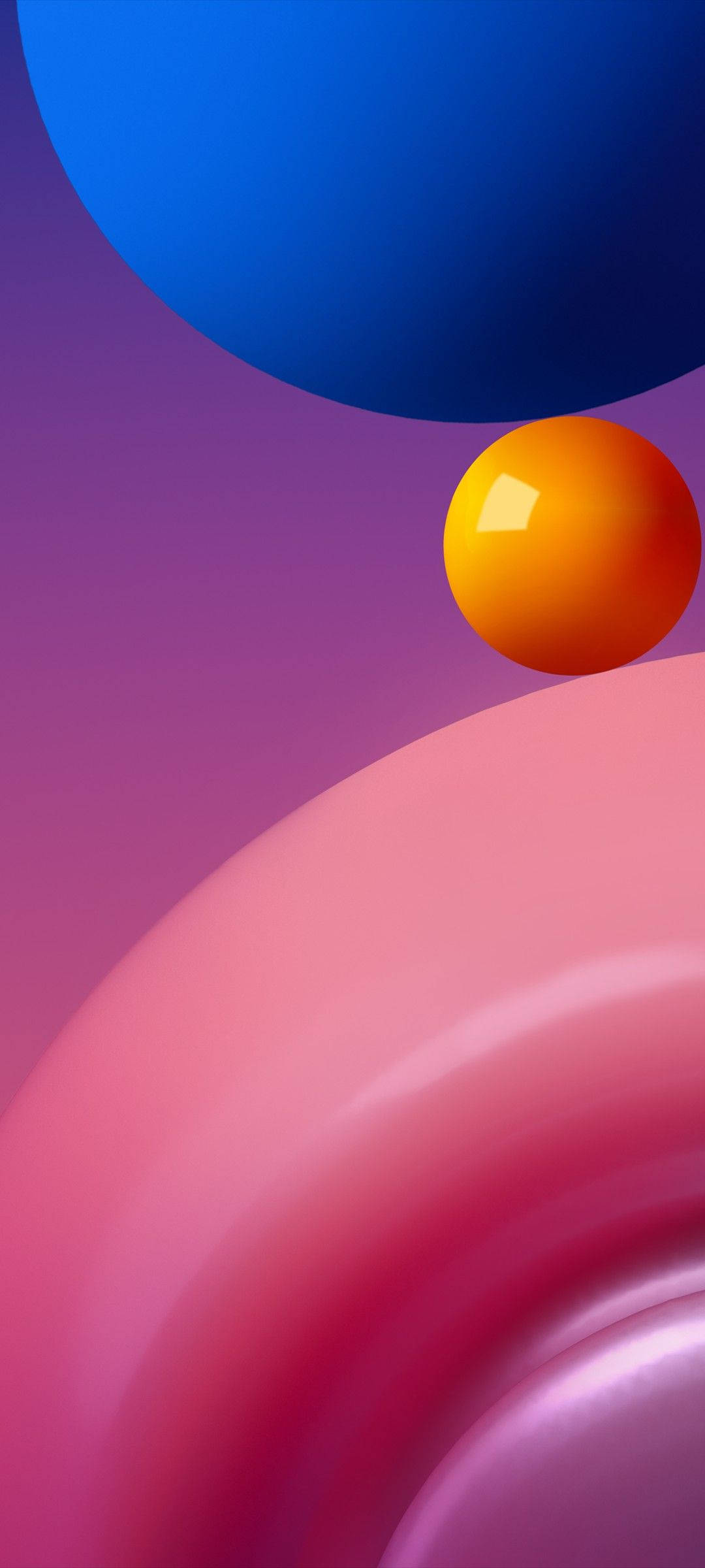 Samsung Galaxy 4K Bola za Rangi Zisizopaa Picha ya Ukuta