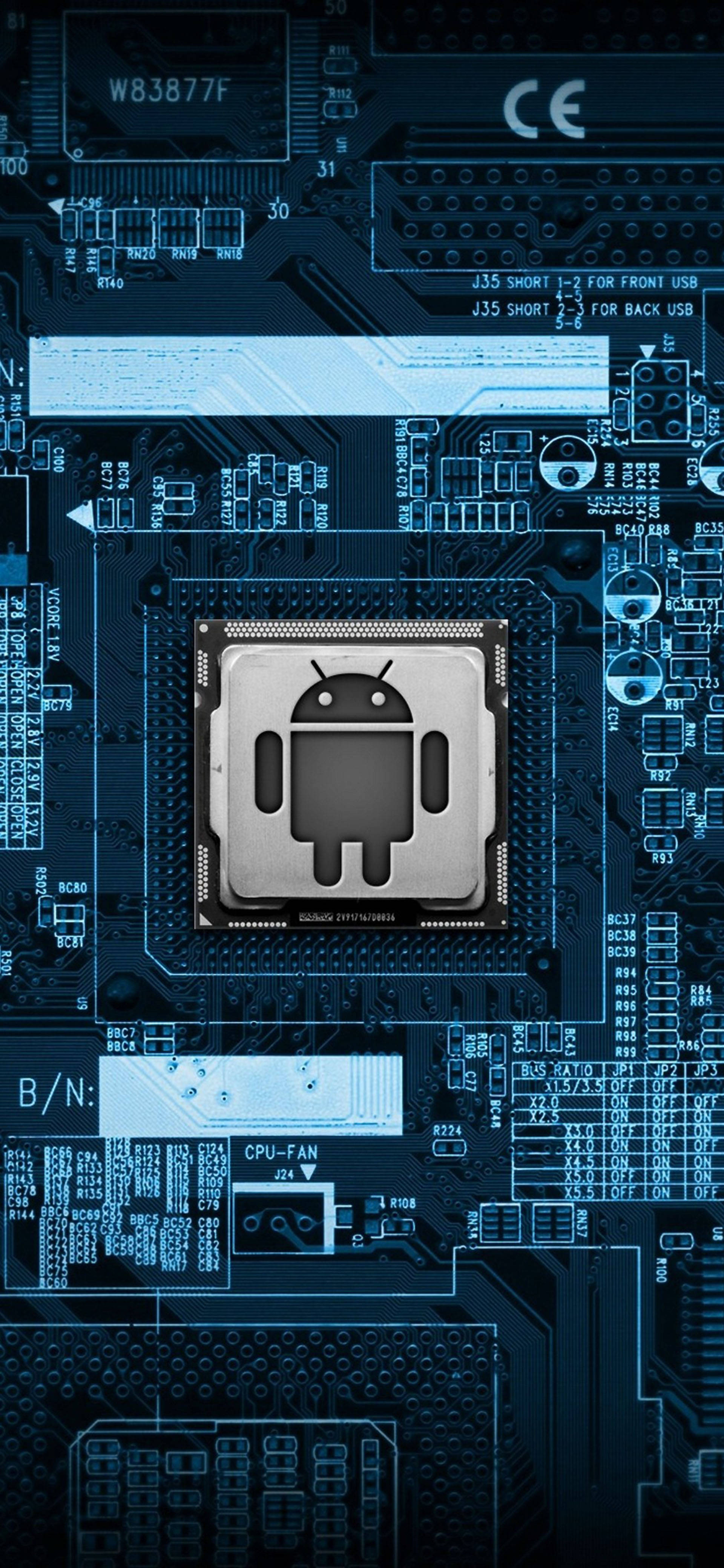 Samsung Galaxy S22 Mzunguko wa Android Picha ya Ukuta