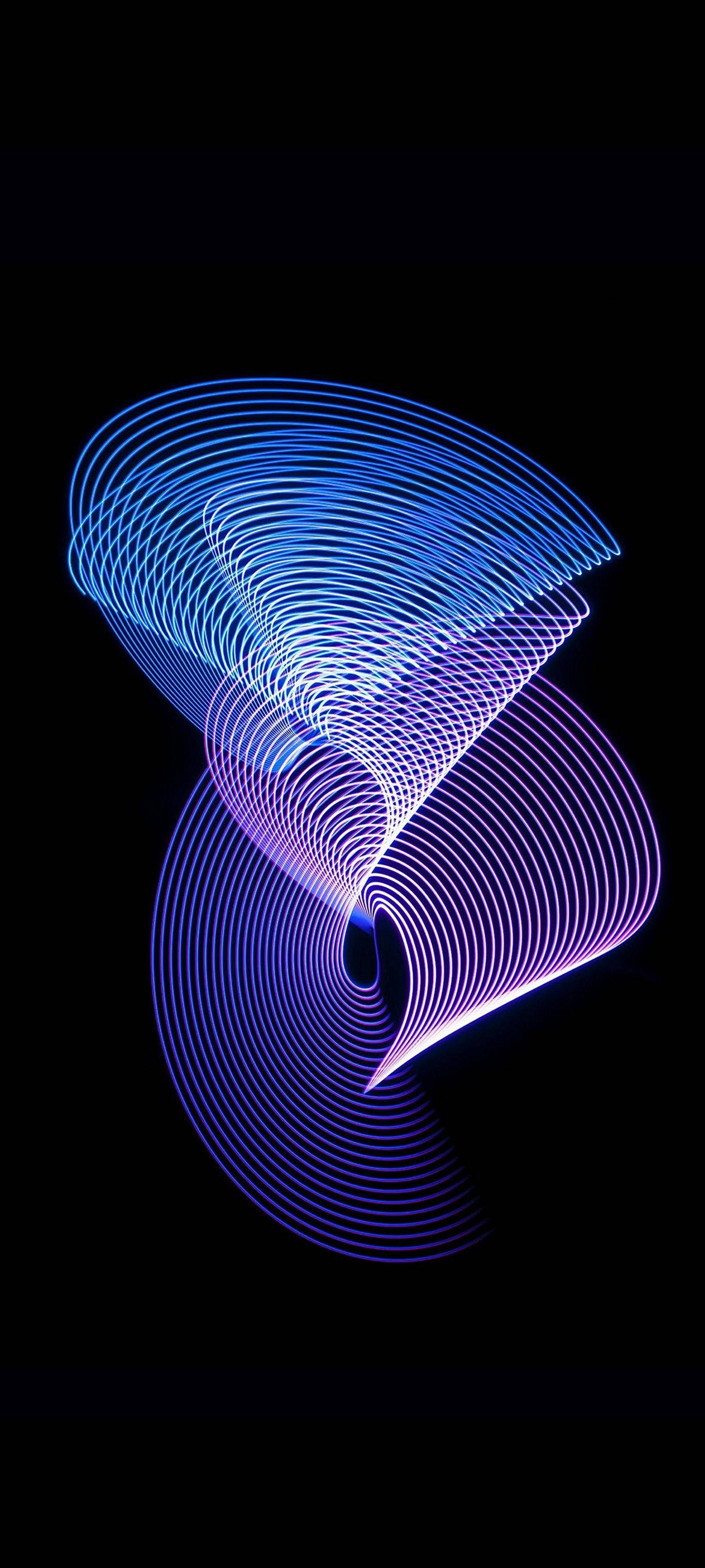 Samsung S21 Ultra Spiral Light Picha ya Ukuta