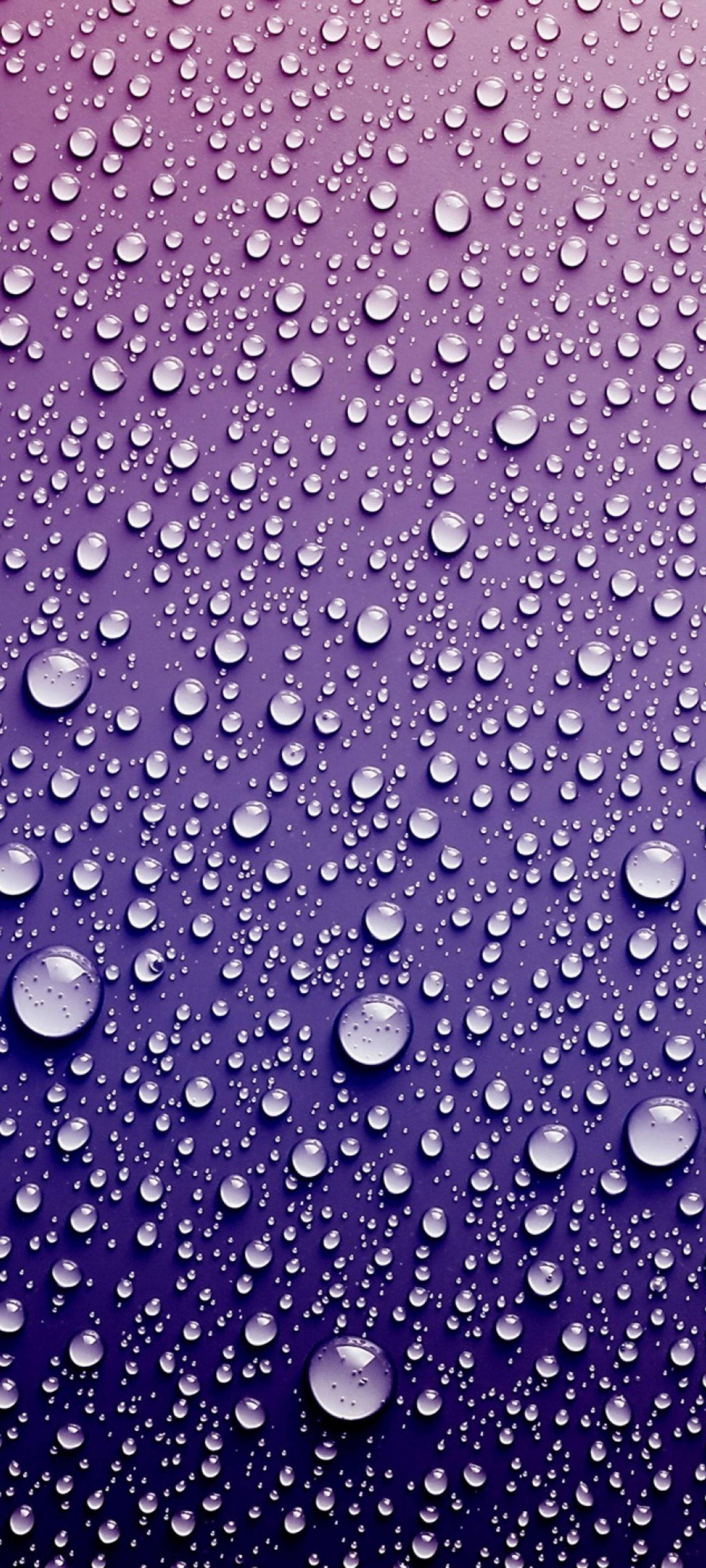 Samsung S21 Ultra with Soft Violet Droplets Picha ya Ukuta