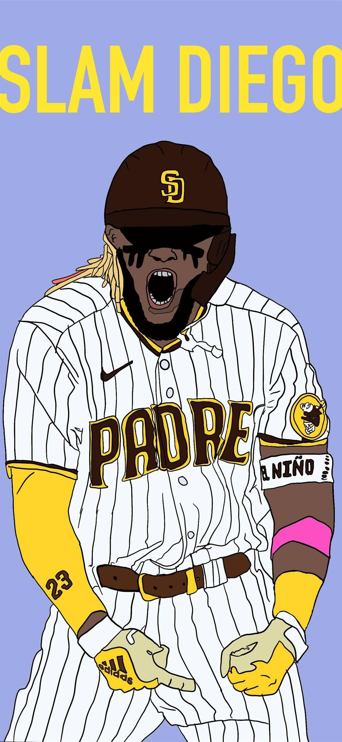 San Diego Padres Tatis Jr. Sanaa Picha ya Ukuta