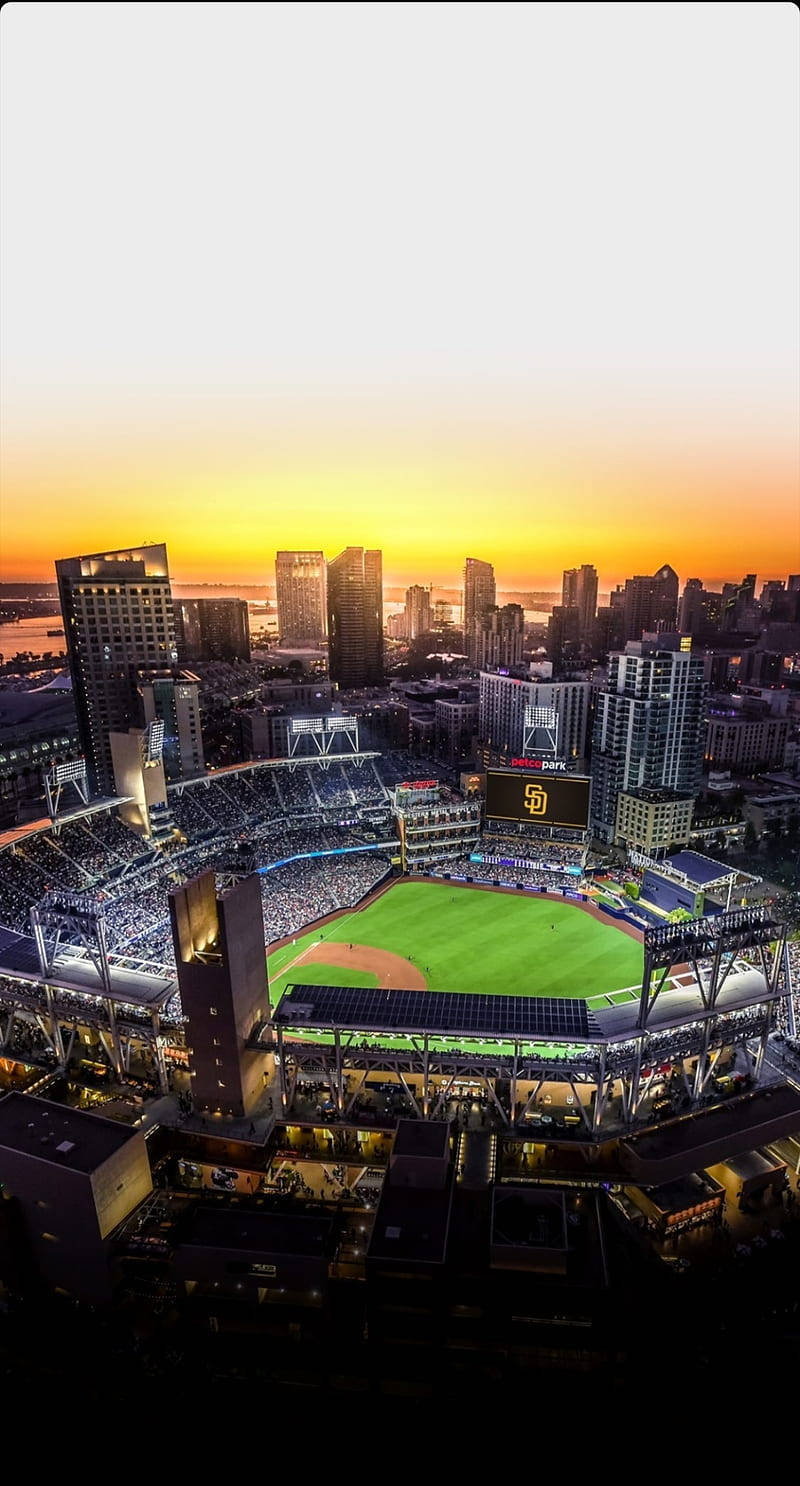 San Diego Stadium kwa Mtazamo wa Juu Picha ya Ukuta