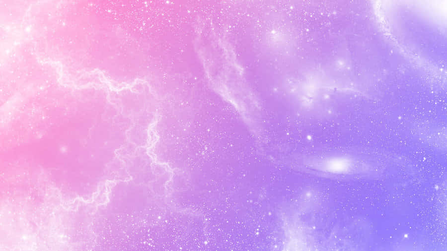 Sanaa Dijitali ya Galaxy ya Rangi ya Waridi na Zambarau Picha ya Ukuta