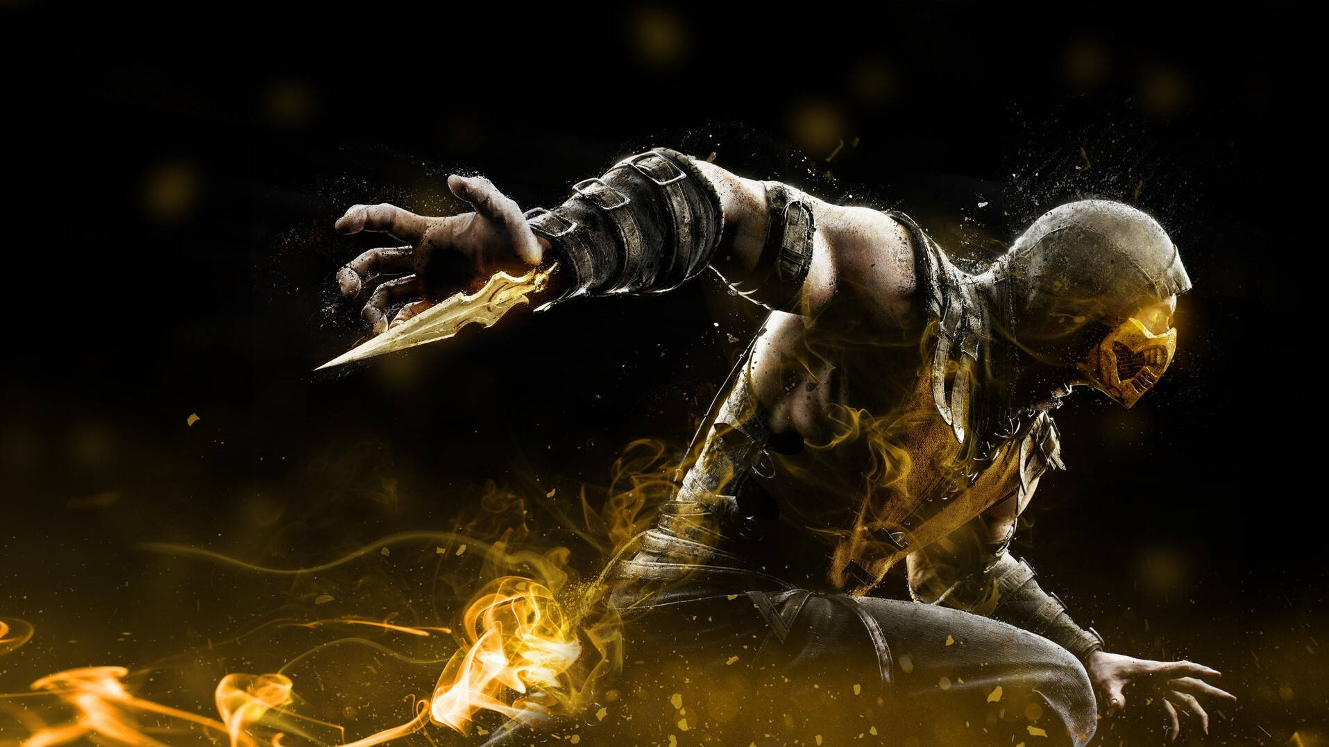 Sanaa Inayoingiliana ya Mortal Kombat Picha ya Ukuta